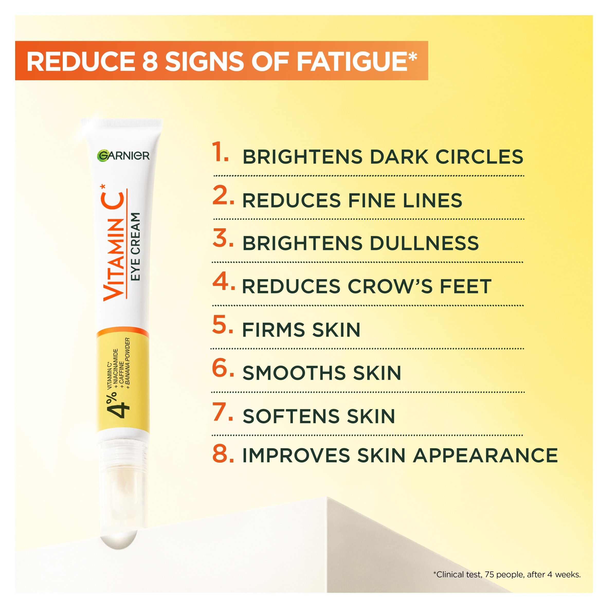 Garnier Skin Active Vitamin C Brightening Eye Cream 15Ml thumbnail 2