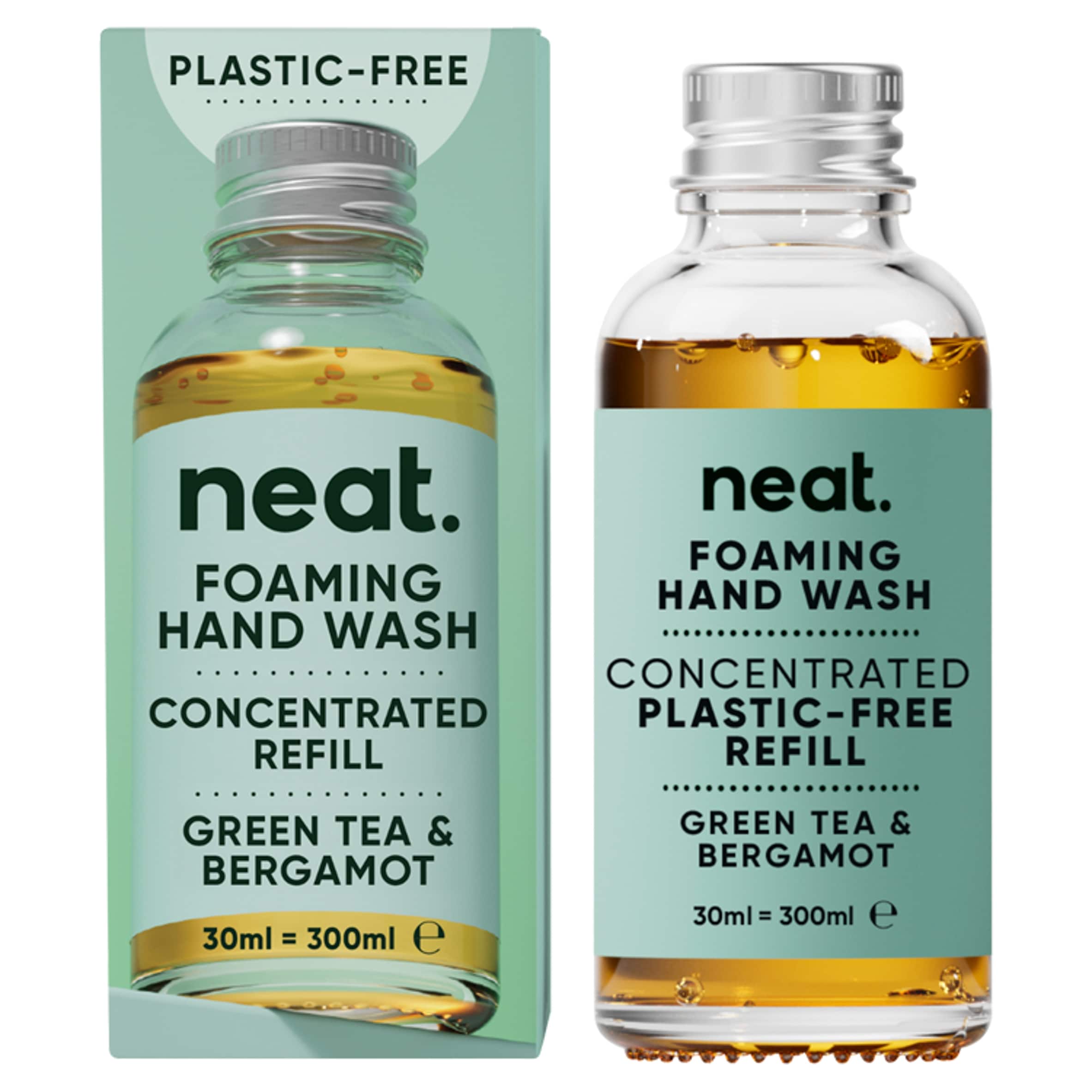 Neat Foaming Hand Wash Concentrated Refill - Green Tea & Bergamot 30ml thumbnail 2