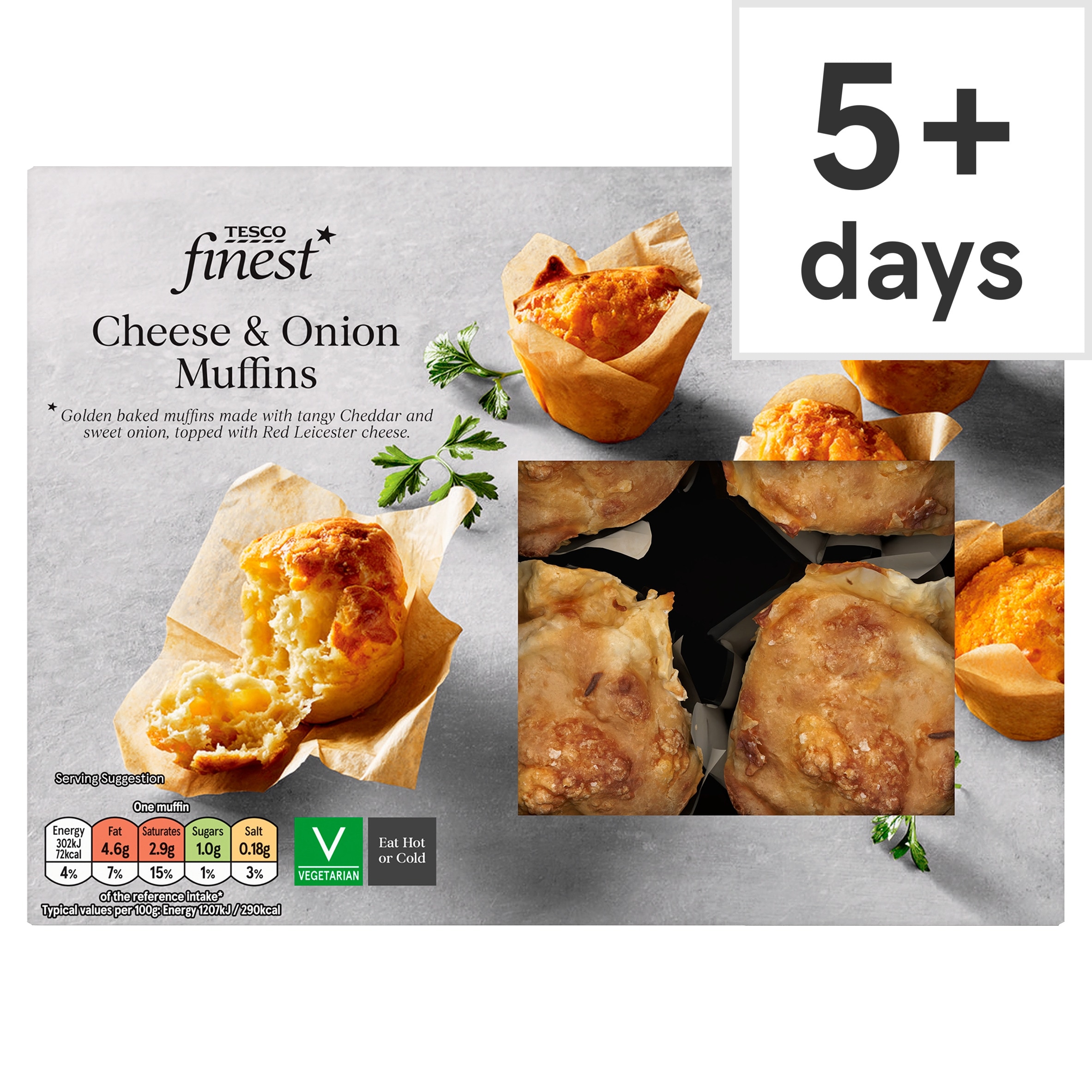 Tesco Finest Dinky Cheese & Onion Muffins 150G