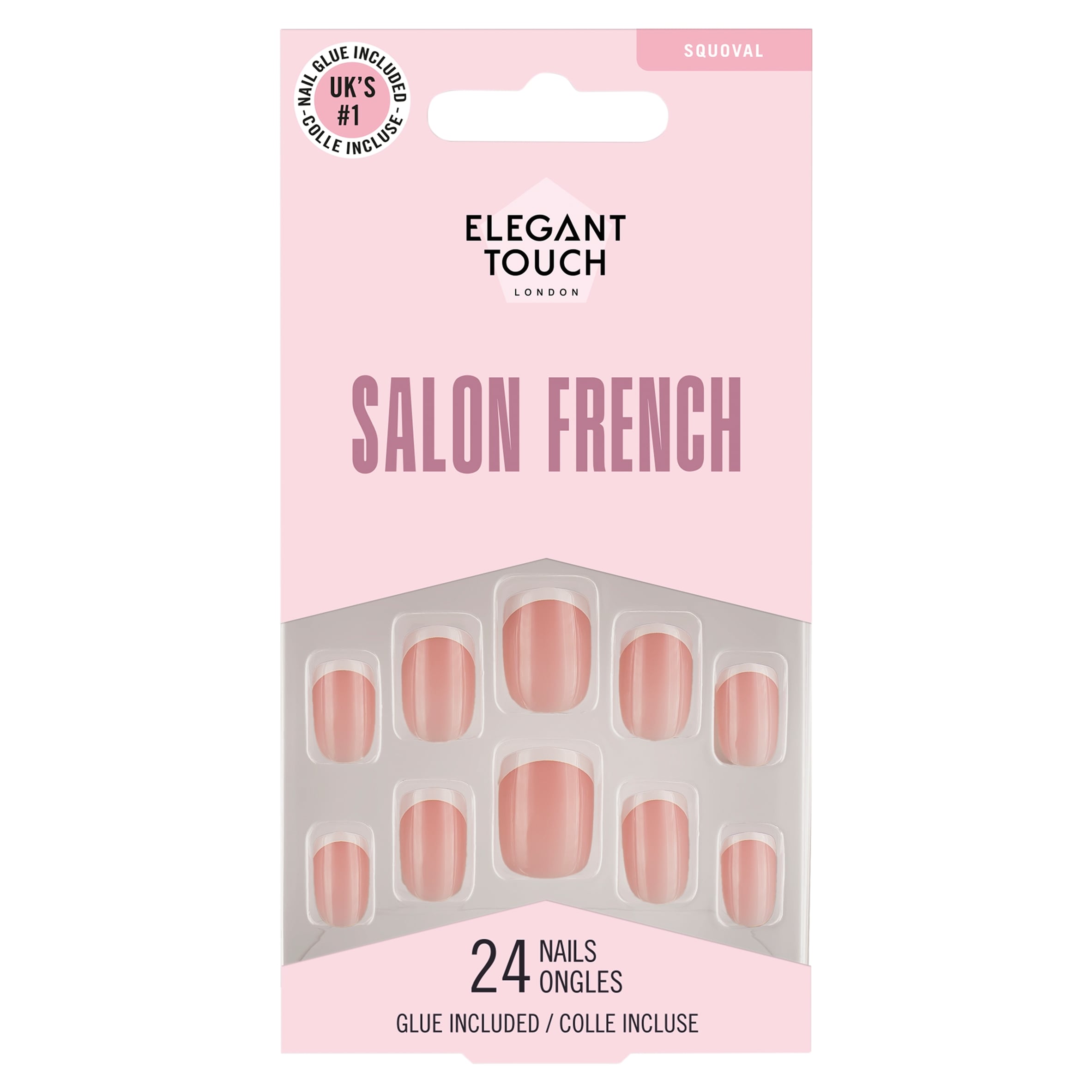 Elegant Touch French 117 Pink Nails