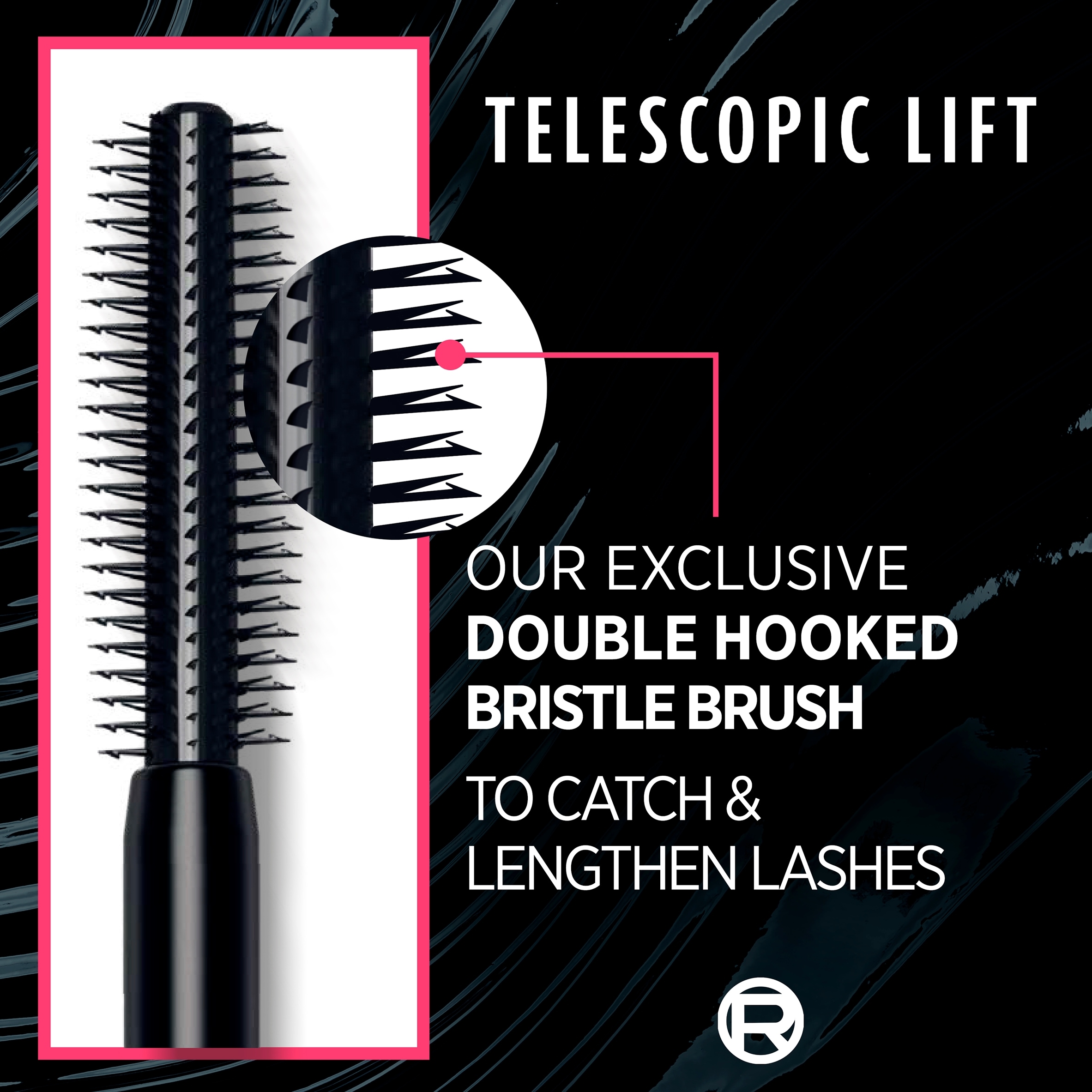 L'Oreal Paris Telescopic Lift Mascara - Black 9.9ml thumbnail 4