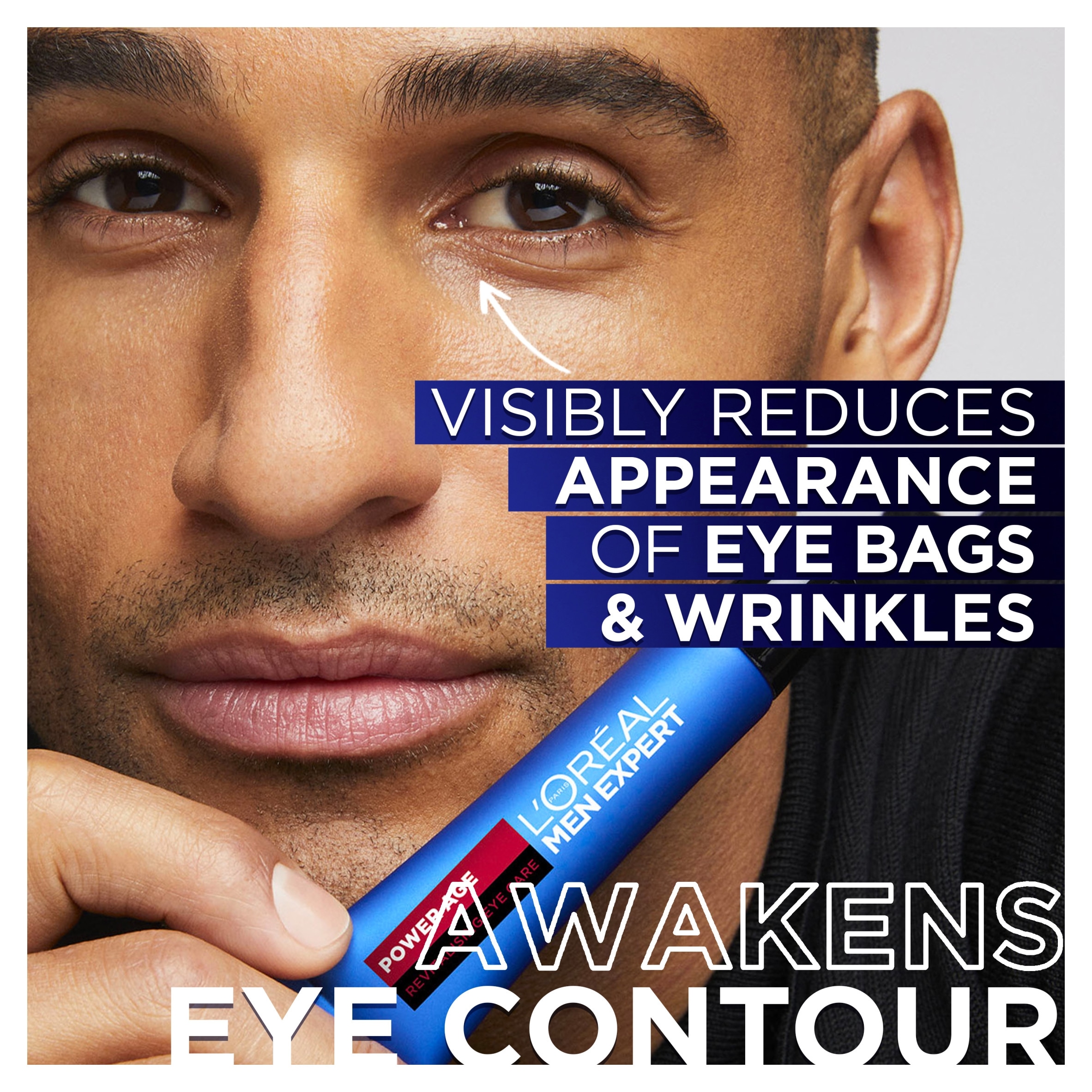 L'Oreal Men Expert Power Age Revitalising Eye Cream 15Ml thumbnail 2