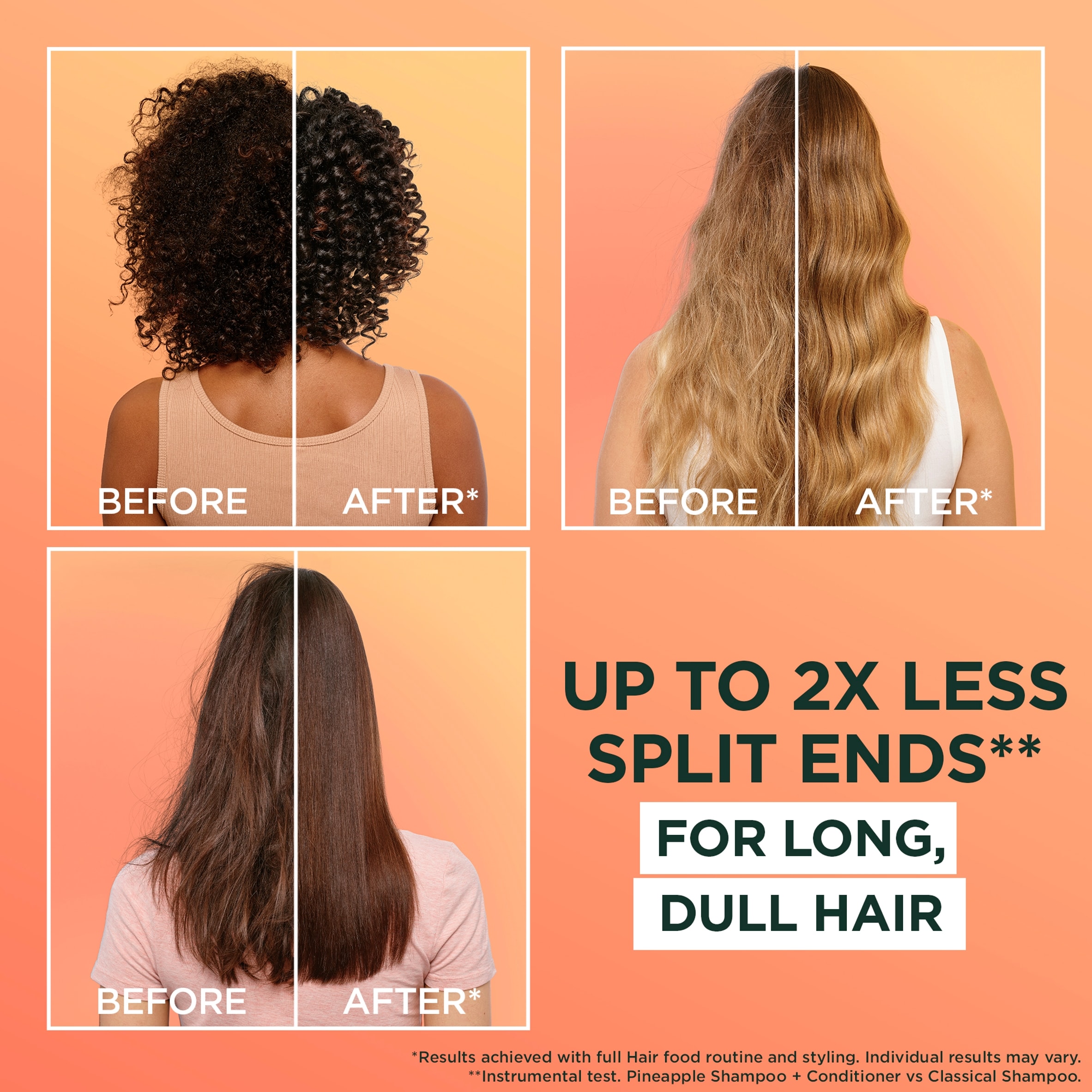 Garnier Ultimate Blends Hair Food Pineapple 3In1 Mask 400ml thumbnail 2