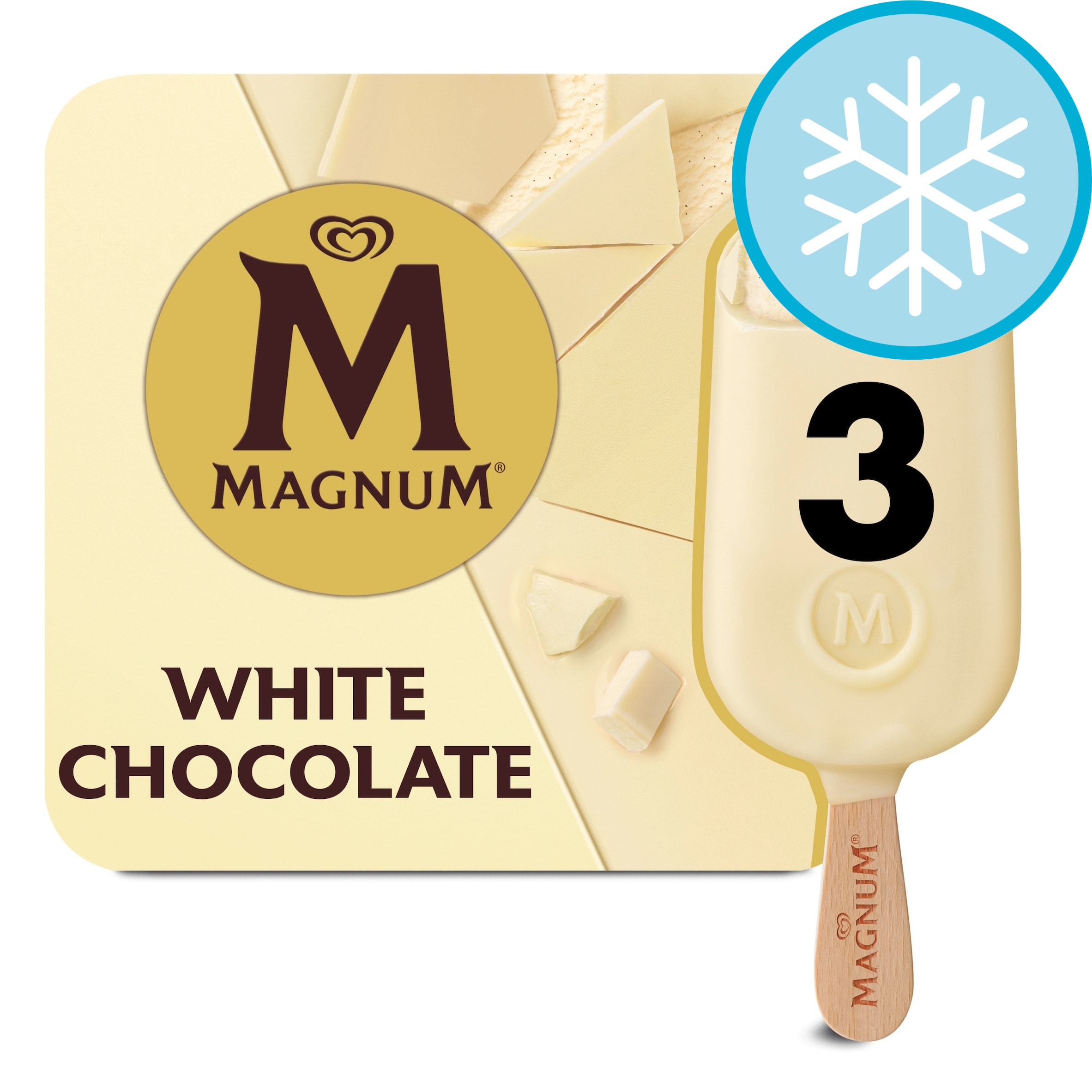 Magnum White Chocolate Ice Cream Sticks 