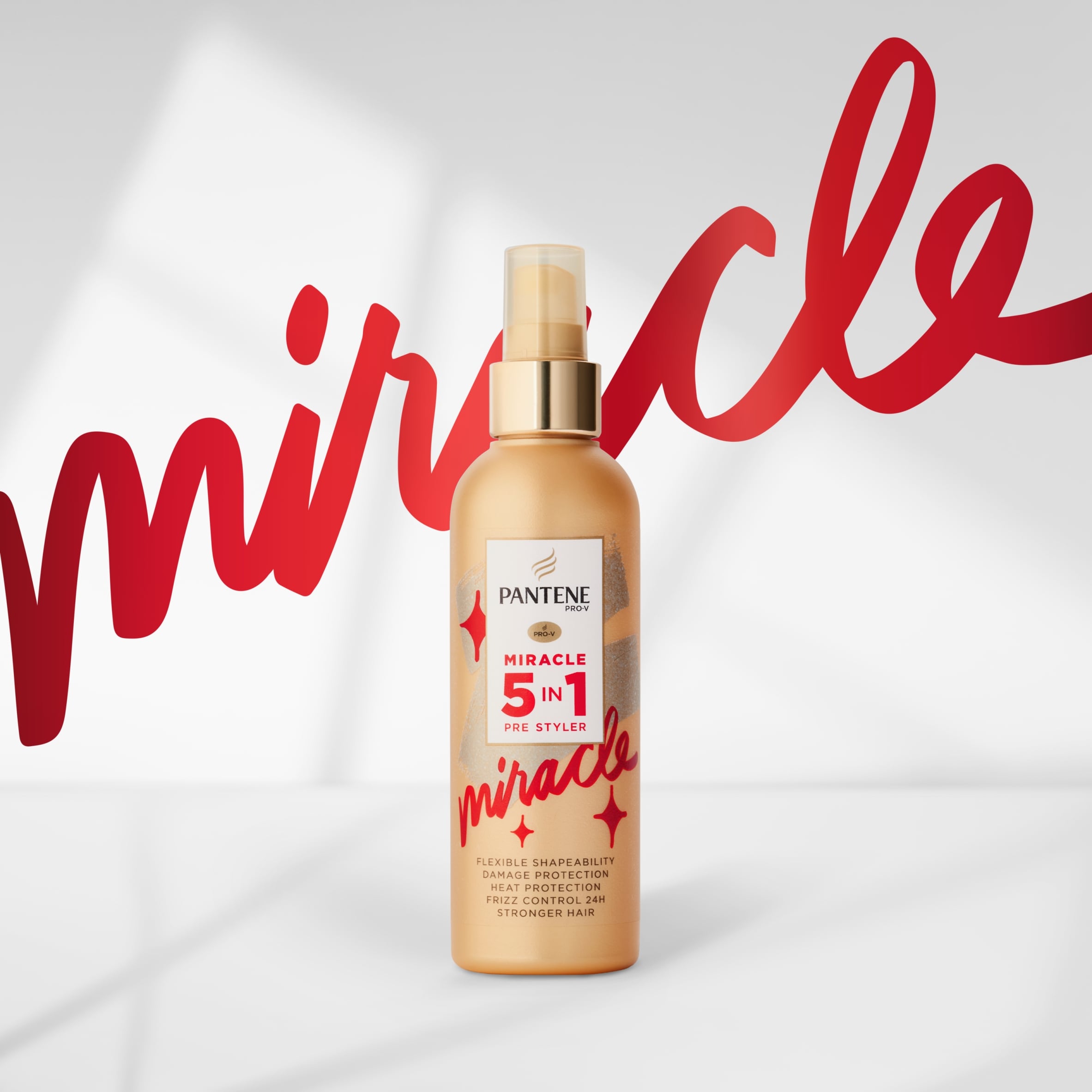 Pantene Miracle 5 In 1 Hair Pre-Styler Hairspray 200Ml thumbnail 3