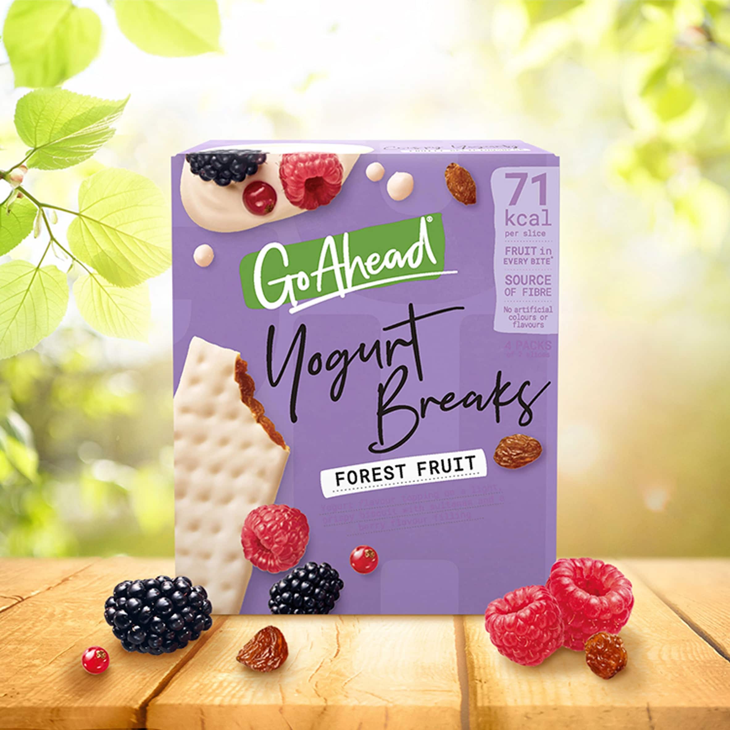 Go Ahead Yogurt Breaks - Forest Fruit 4 x 35.5g thumbnail 3