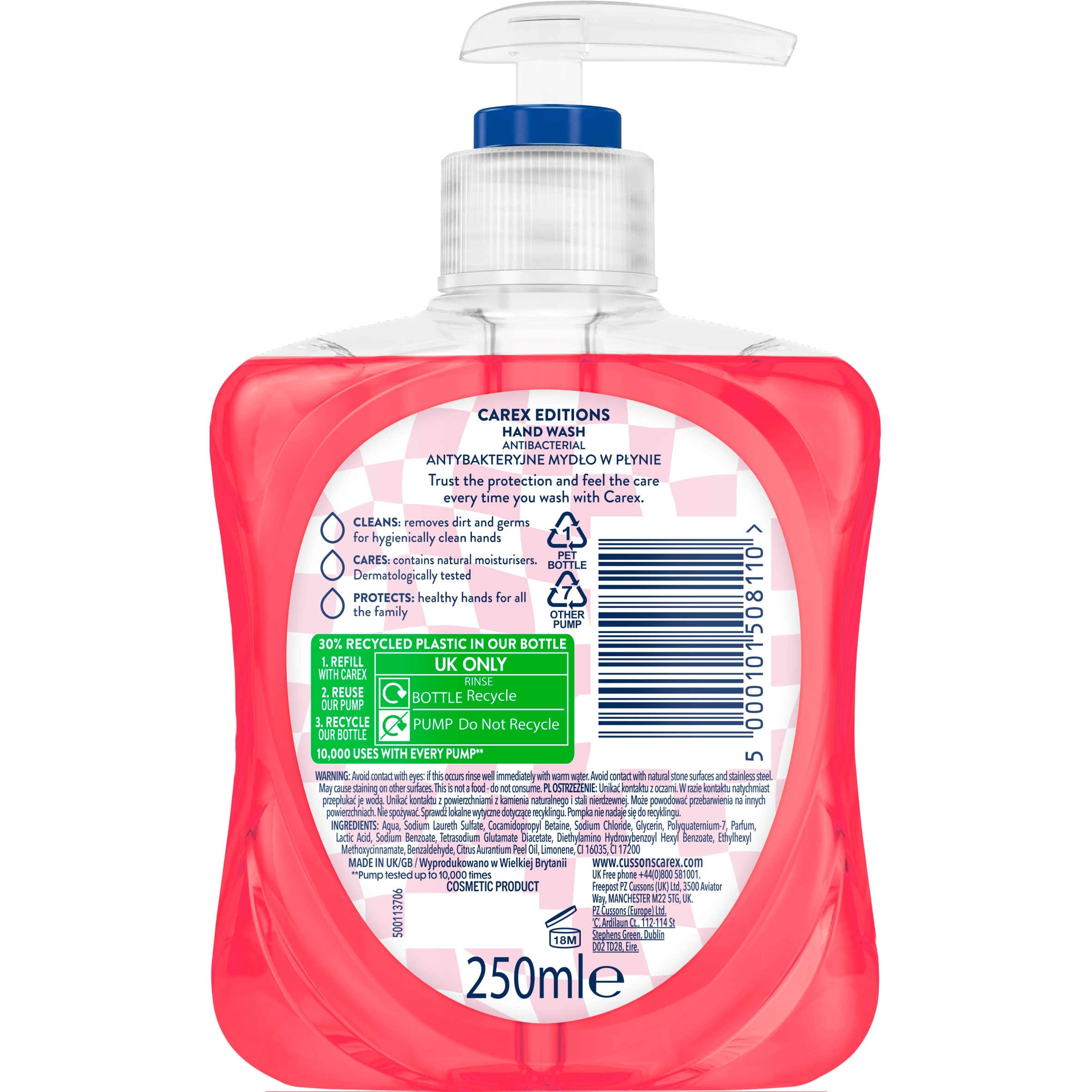 Carex Cherry On Top Handwash 250Ml thumbnail 2