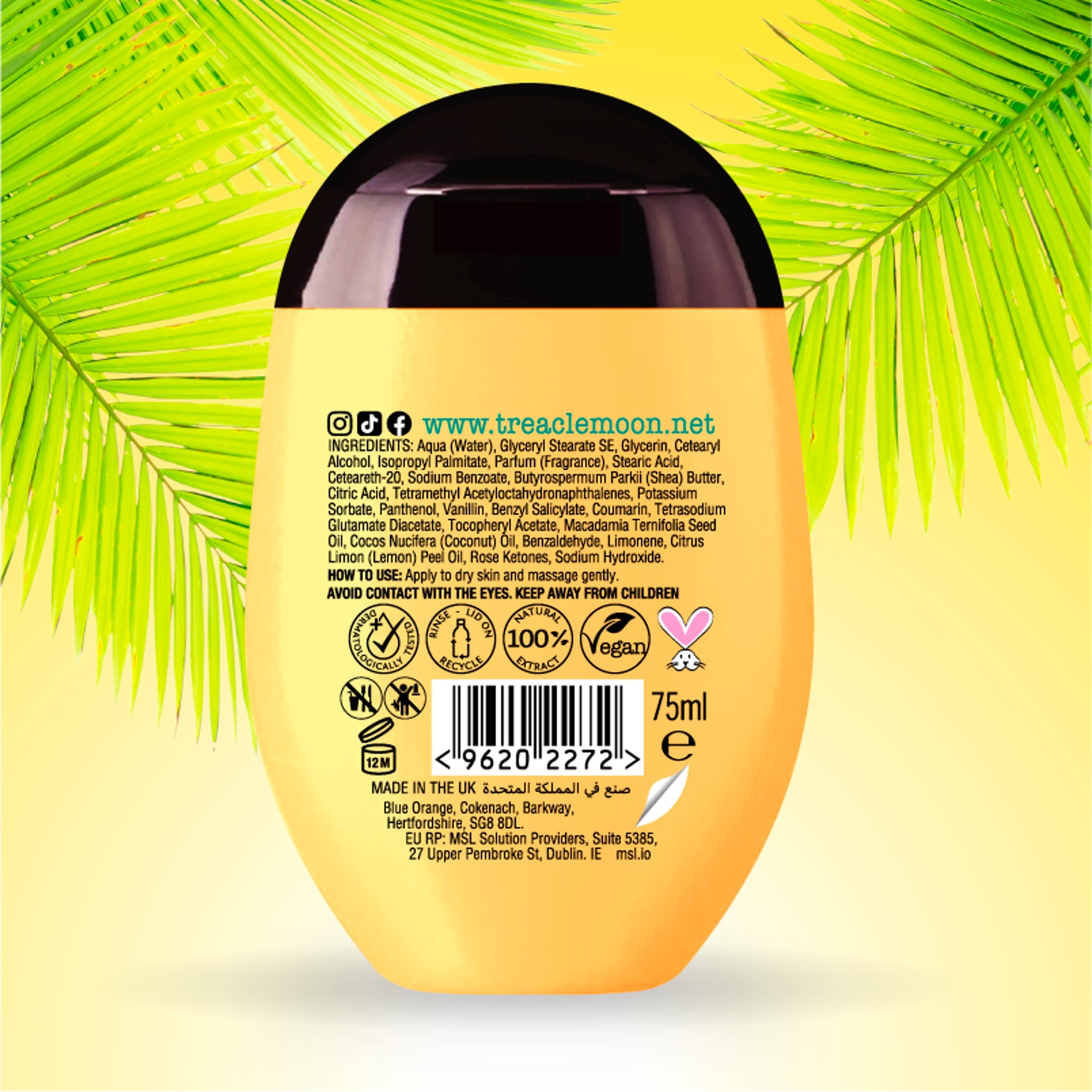 Treaclemoon Brazilian Love Hand Cream 75ml thumbnail 3