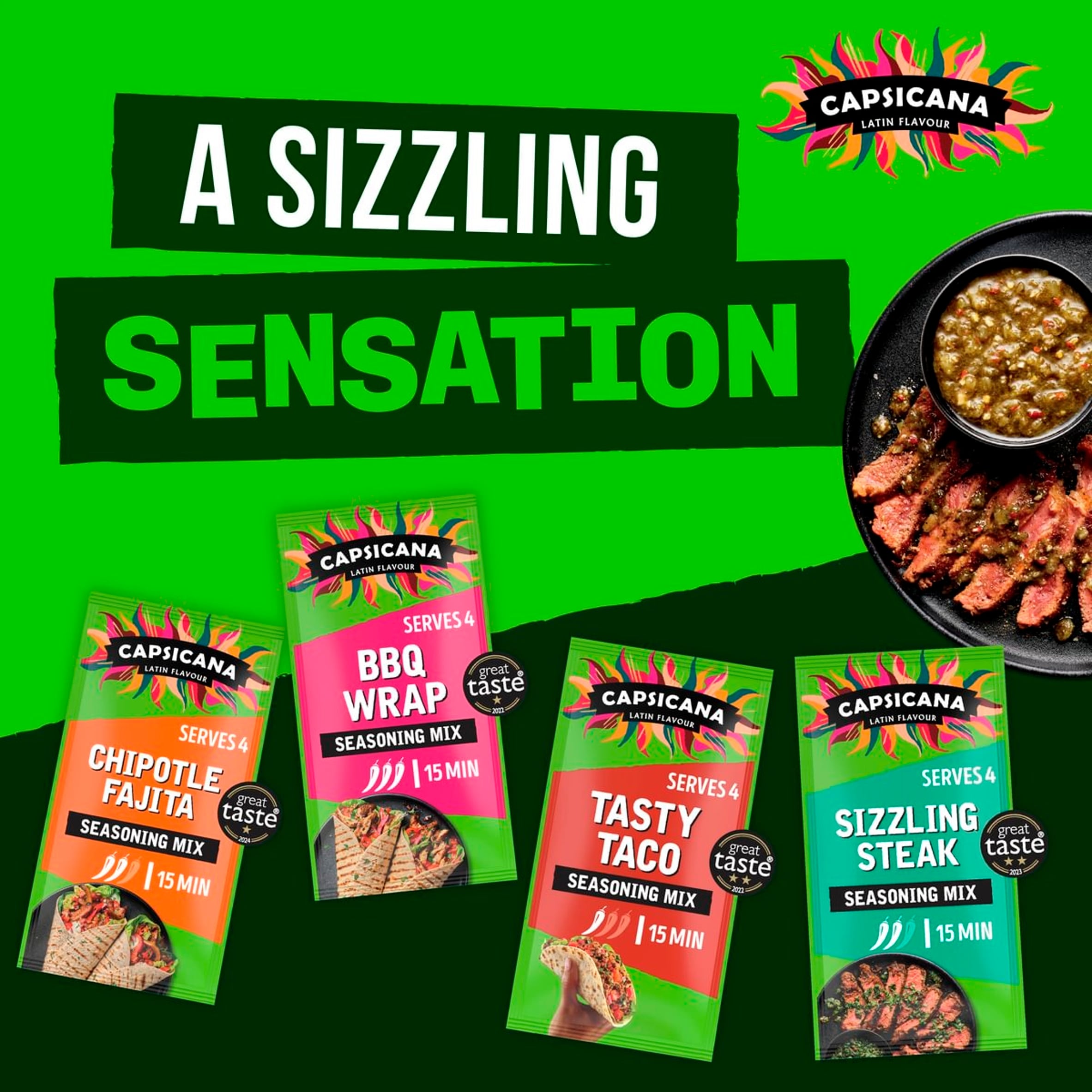 Capsicana Paprika Brazilian Bbq Wrap Seasoning Mix 28G thumbnail 4