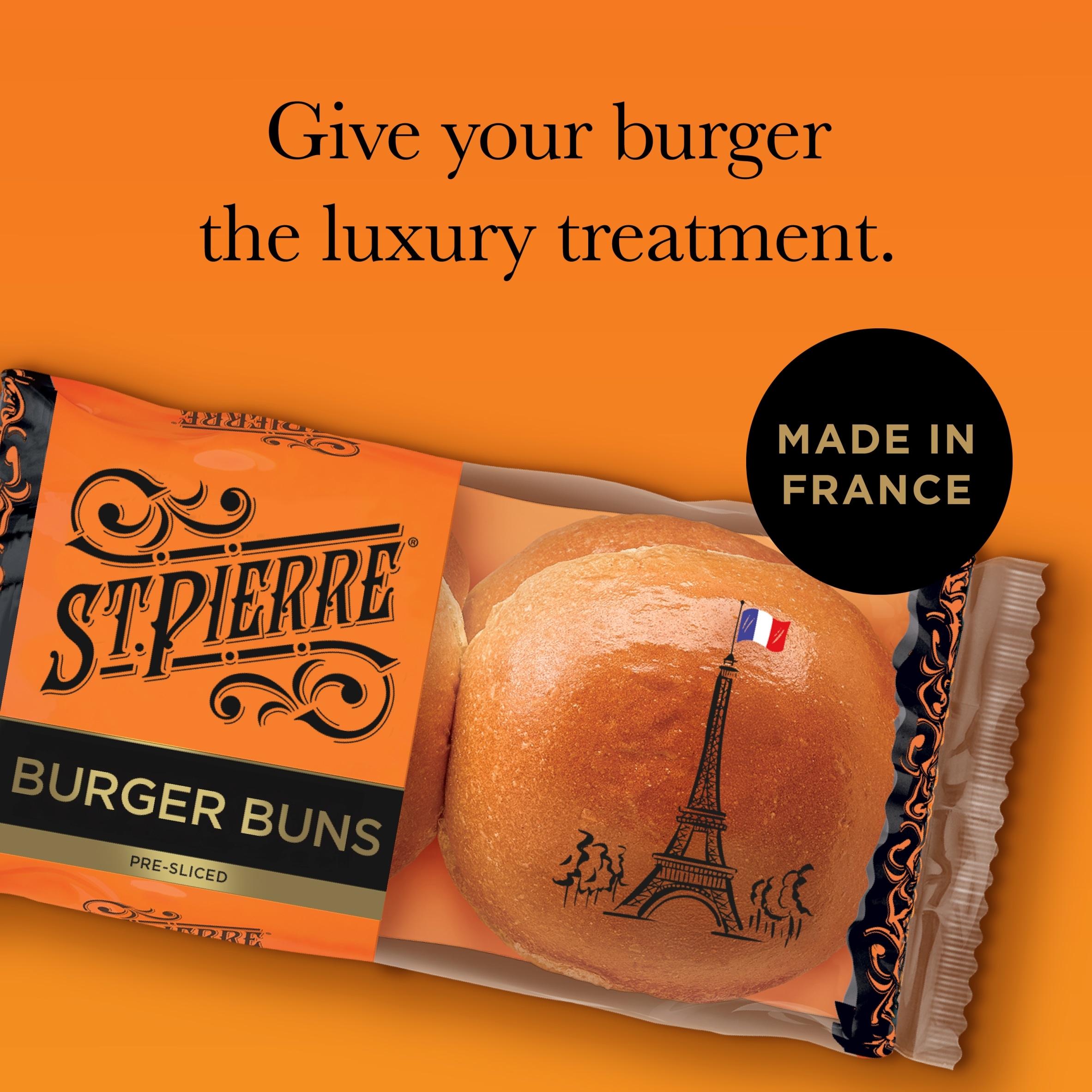 St Pierre Burger Buns 4 pack thumbnail 3