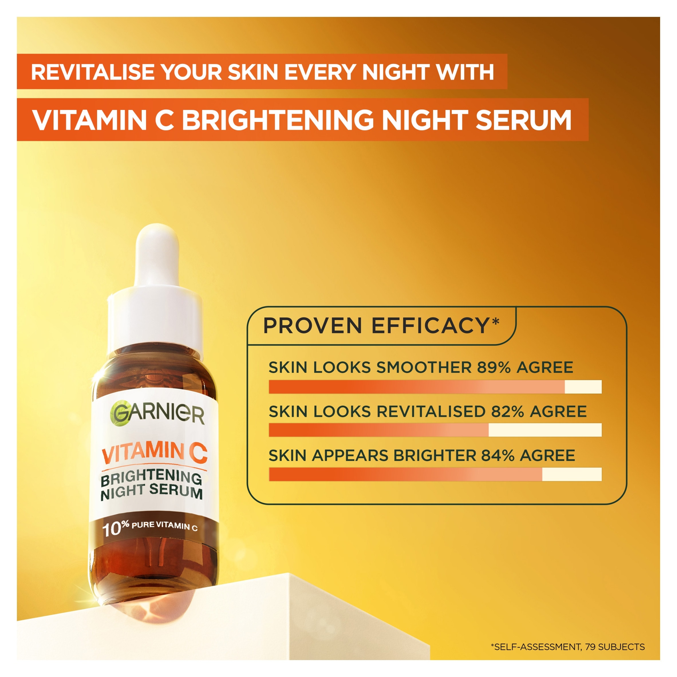 Garnier Skin Active Vitamin C Night Serum 30ml thumbnail 2