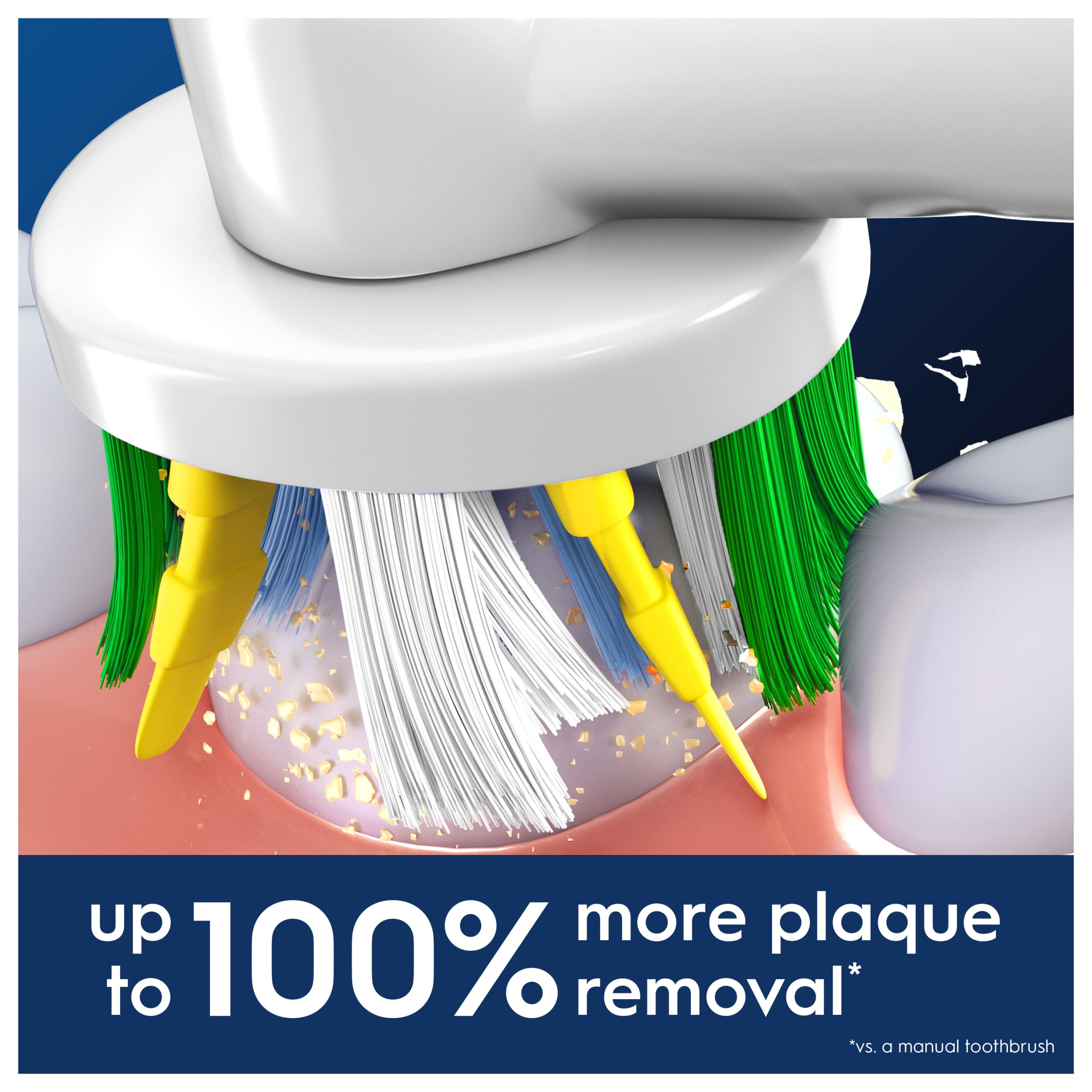 Oral-B Pro Floss Action Replacement Electric Toothbrush Heads 5 pack thumbnail 3