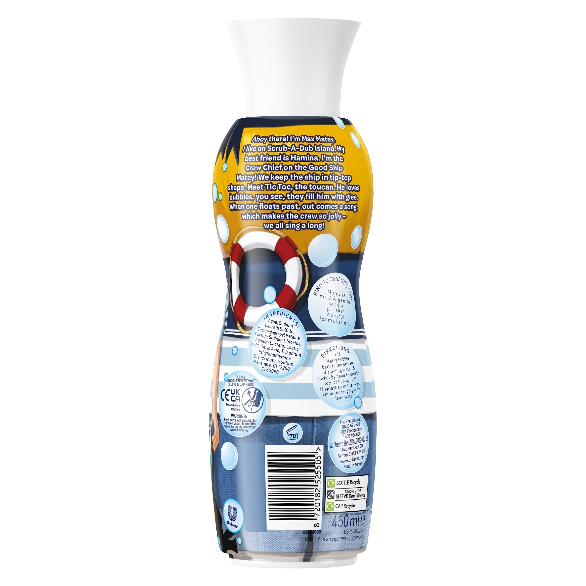 Matey Max Bubble Bath 450Ml thumbnail 2