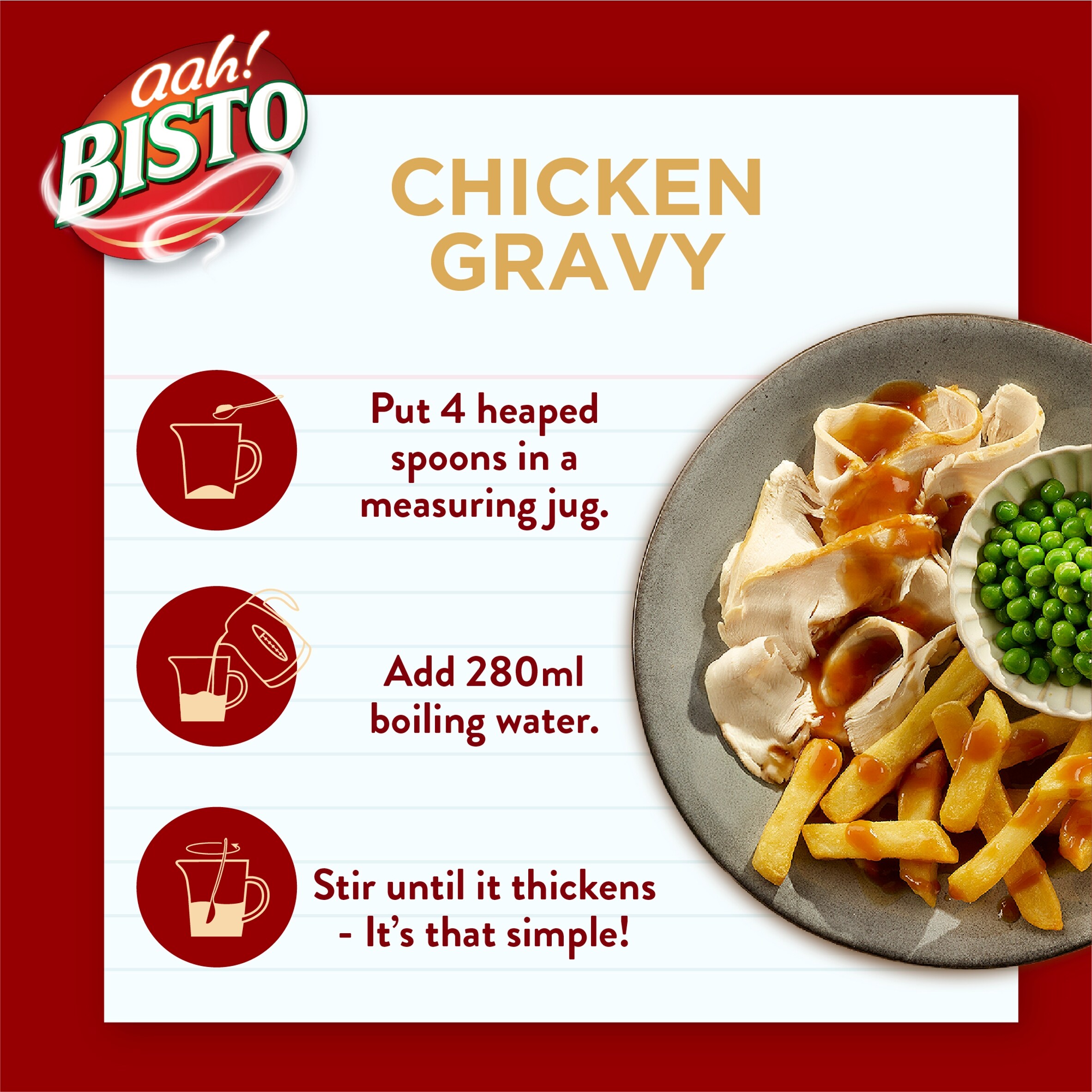Bisto Chicken Gravy Granules 450g thumbnail 4