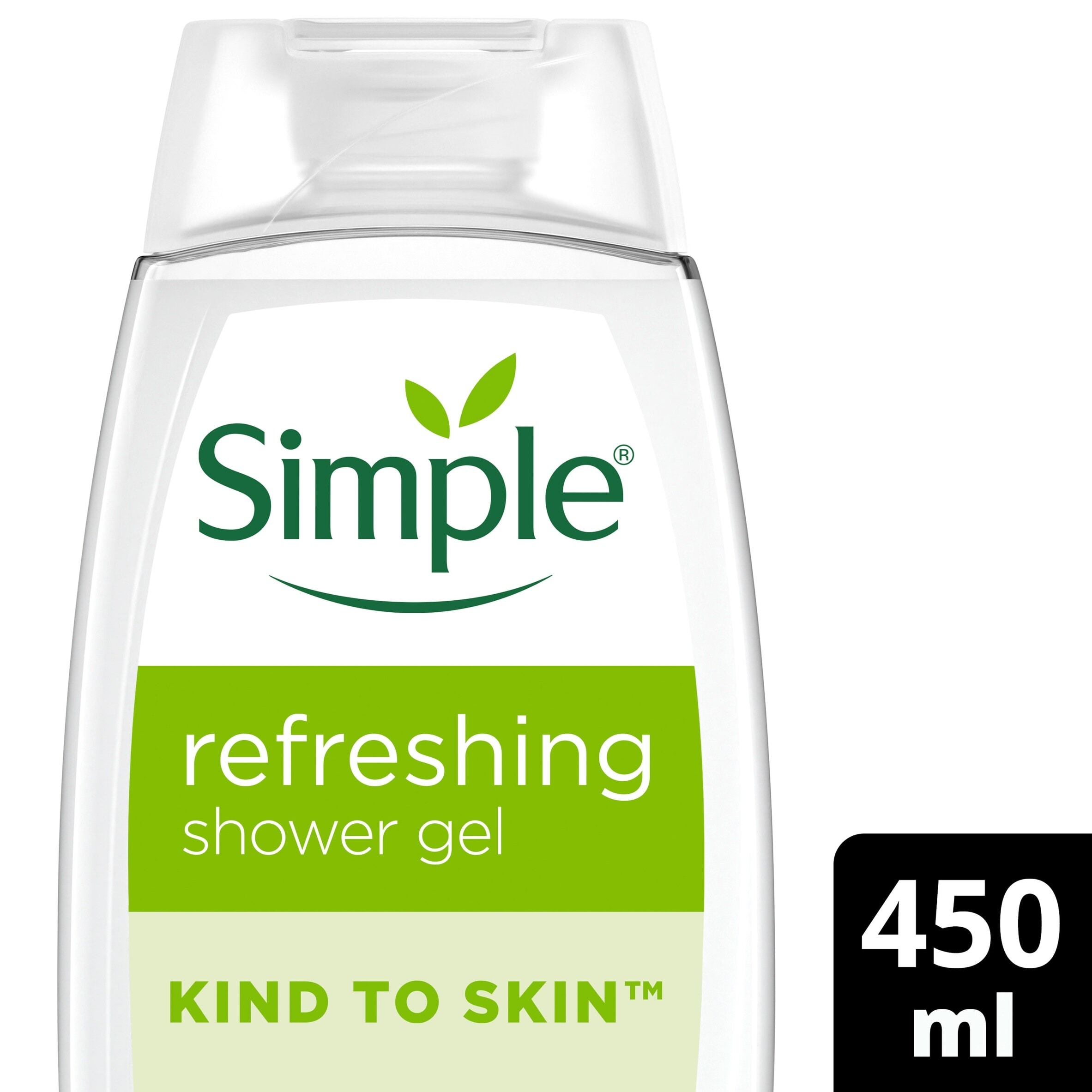 Simple Refreshing Kind To Skin Shower Gel Body Wash 450ml