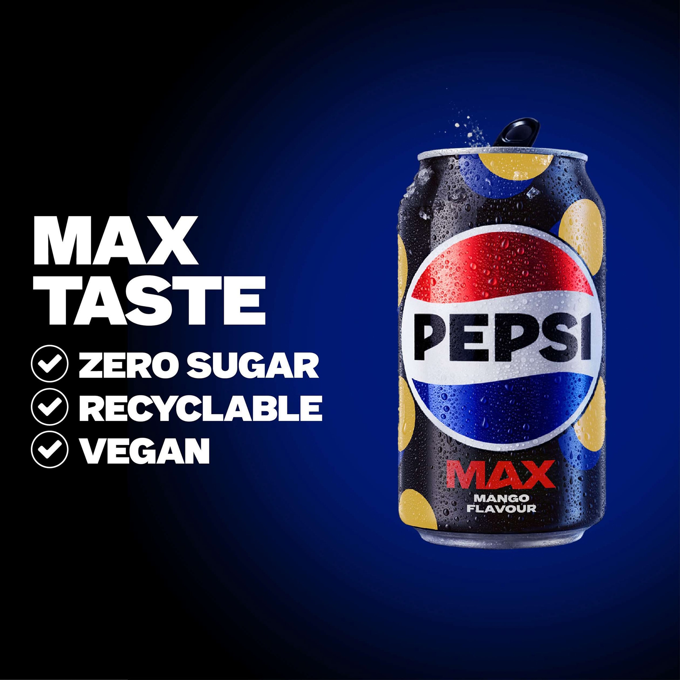 Pepsi Max Mango 8 x 330ml thumbnail 2