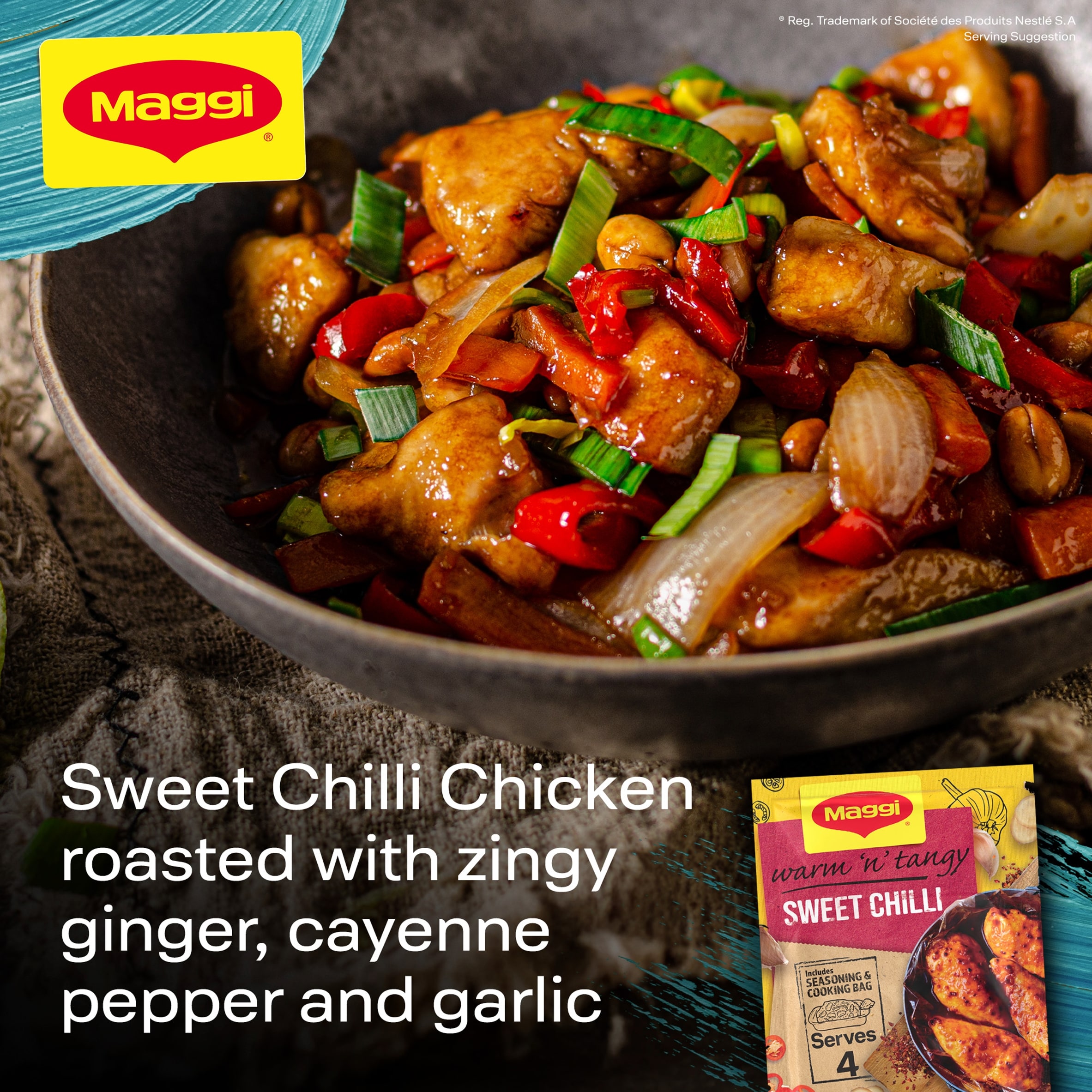 Maggi So Juicy Sweet Chilli Chicken Recipe Mix 41g thumbnail 5
