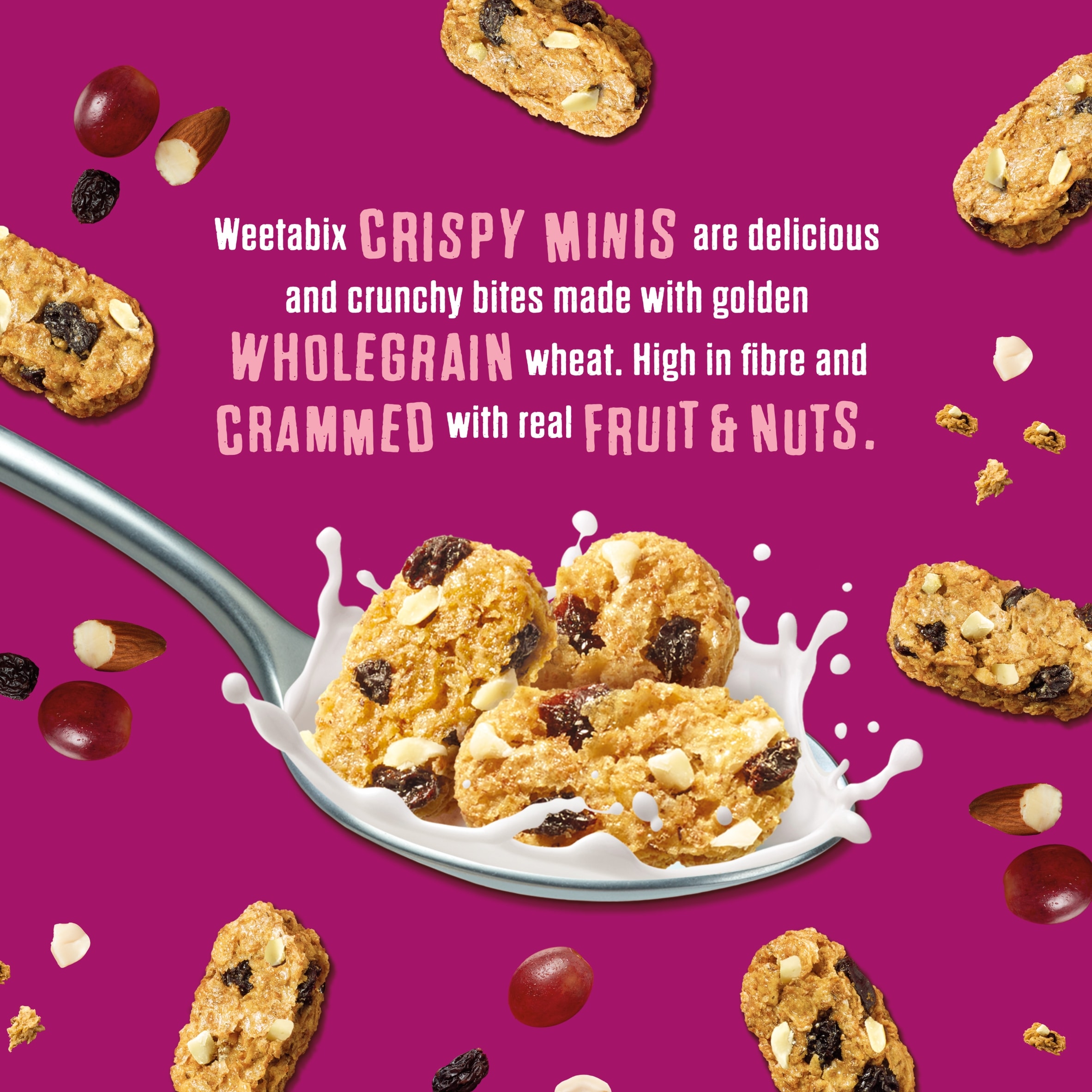 Weetabix Crispy Minis Fruit & Nut Cereal 500G thumbnail 4