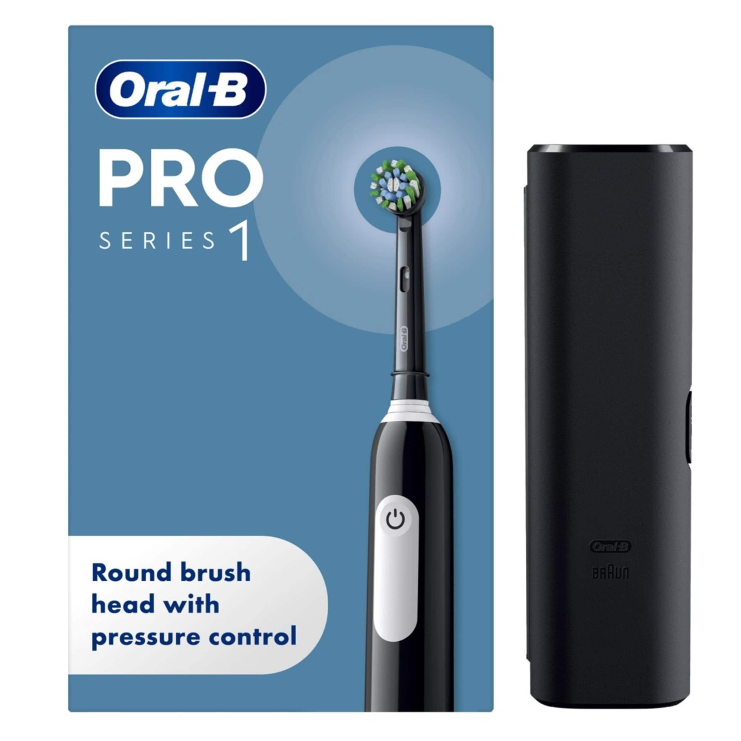 Oral-B Pro 1 Cross Action Black (+Travel Case)