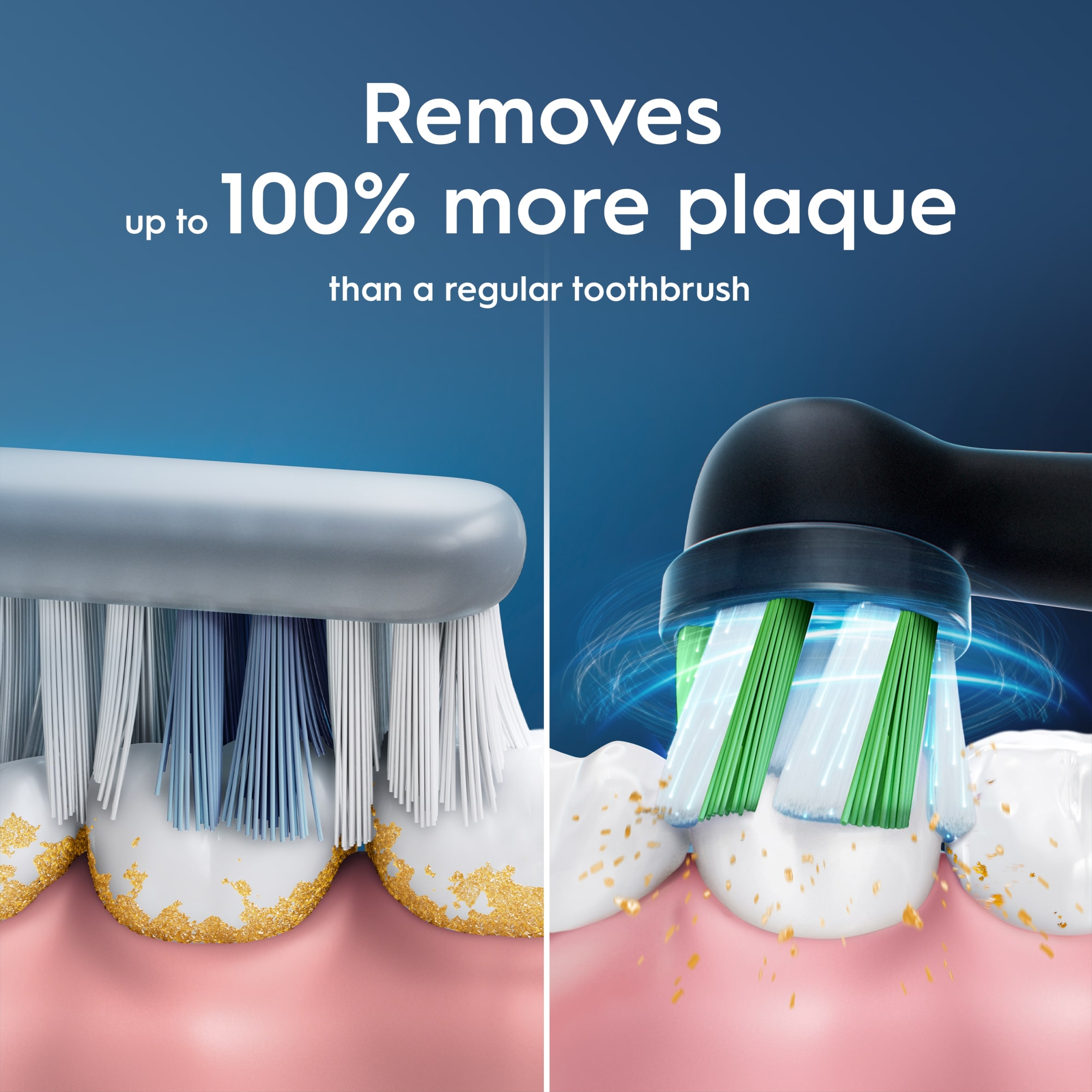 Oral-B Pro 1 Electric Toothbrush & Case Black thumbnail 3