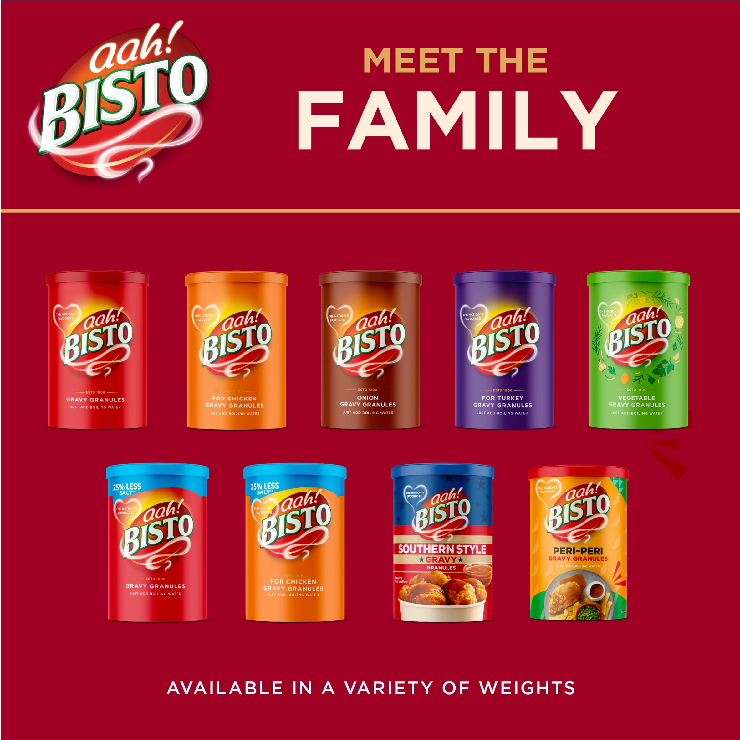 Bisto Reduced Salt Favourite Gravy Granules 300g thumbnail 5