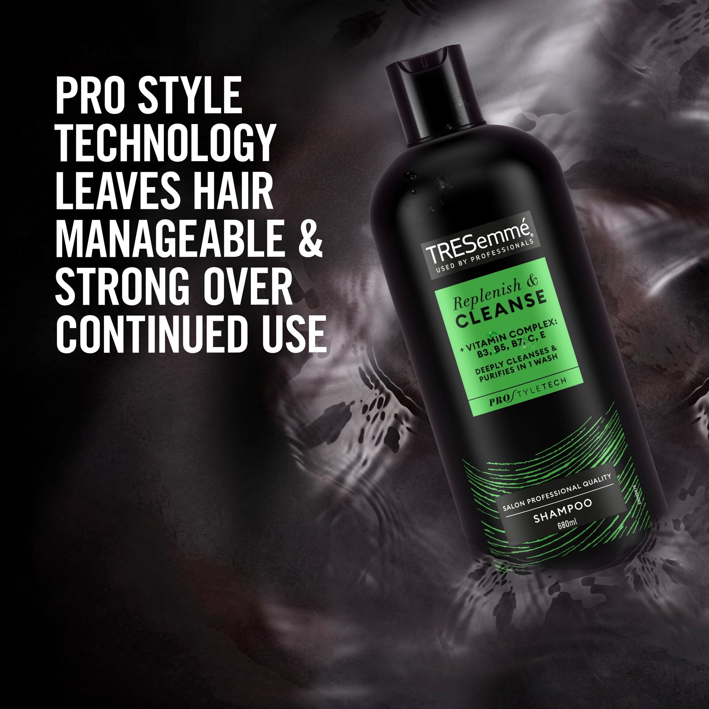Tresemme Replenish & Cleanse Shampoo 680ml thumbnail 3