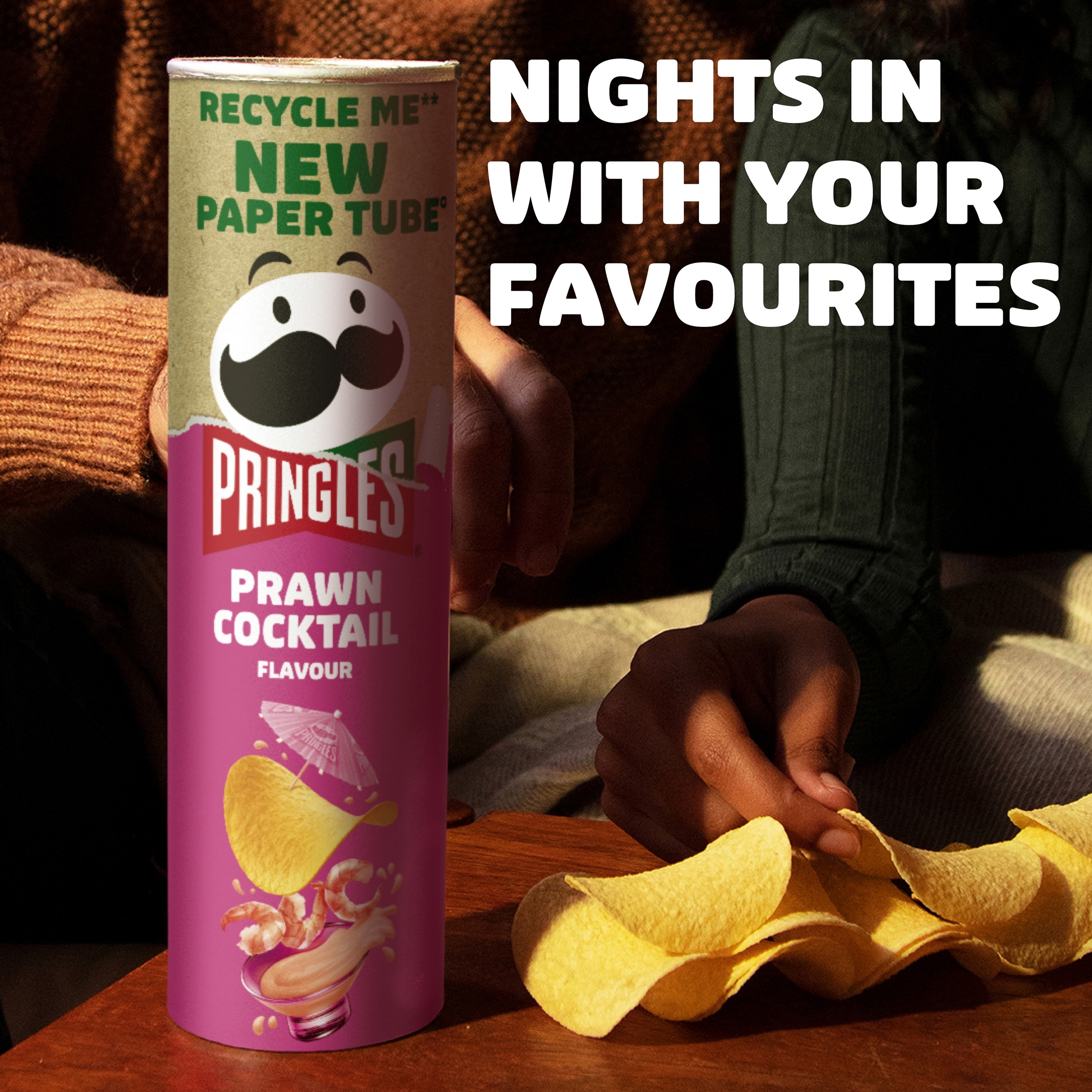 Pringles Prawn Cocktail Sharing Crisps 185g thumbnail 3