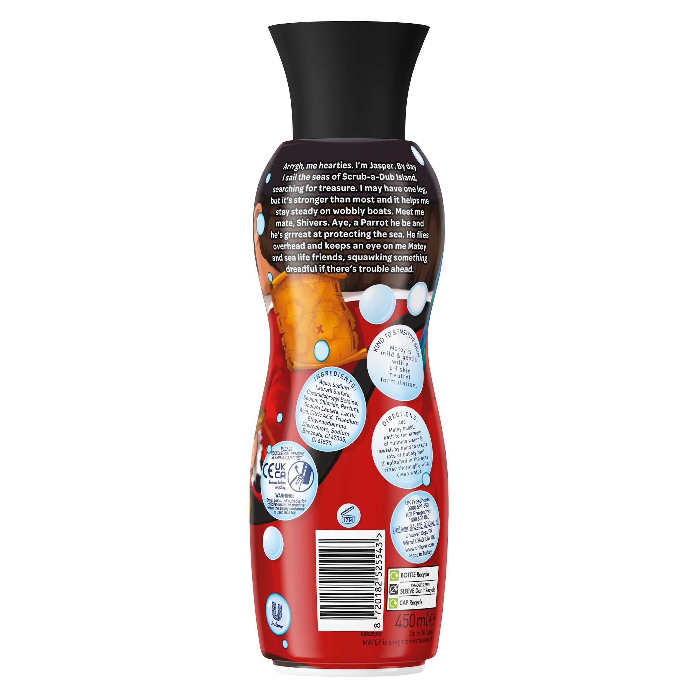 MATEY BUBBLE BATH JASPER 450ML thumbnail 2