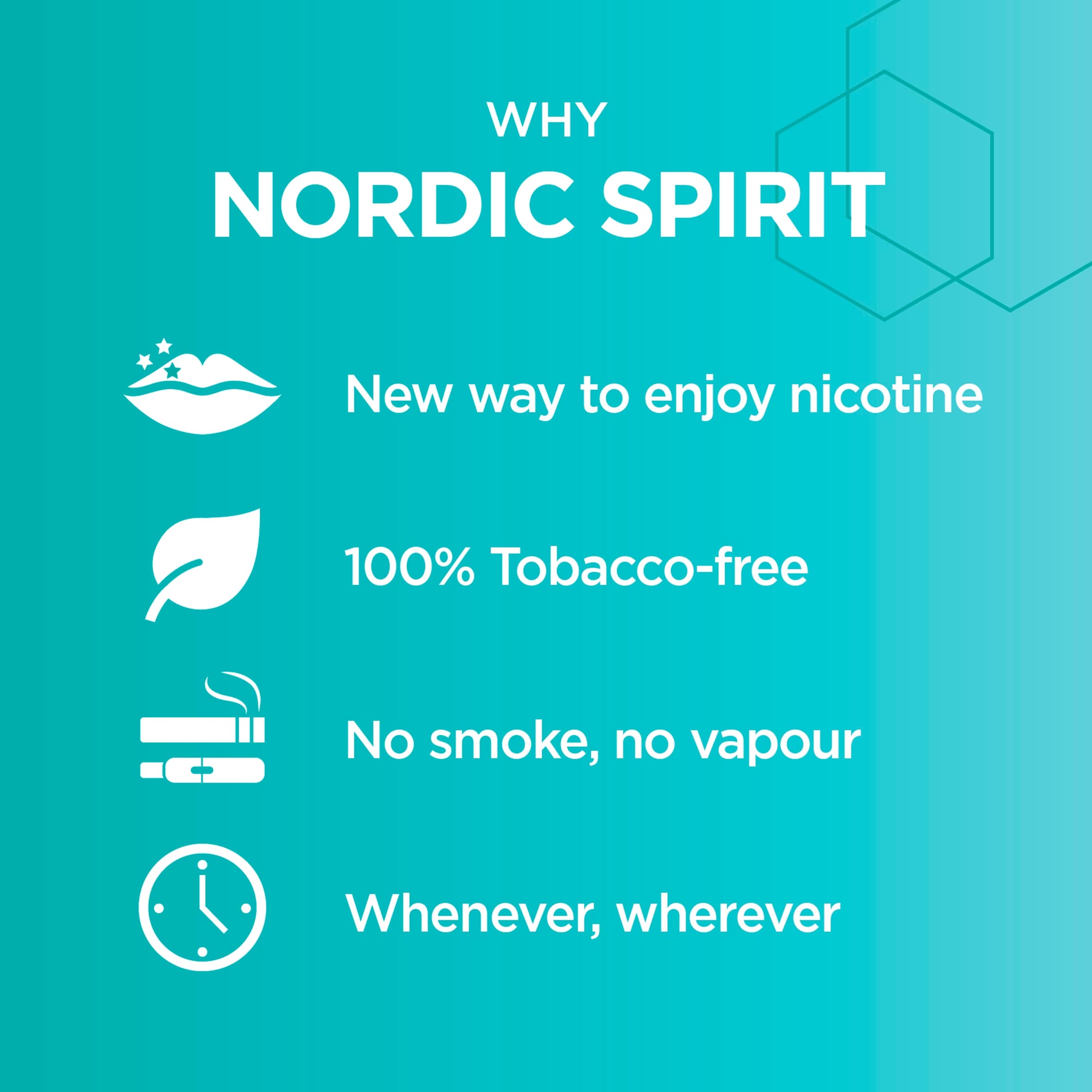 Nordic Spirit Regular Spearmint Nicotine Pouches 20 Pack 13G thumbnail 5