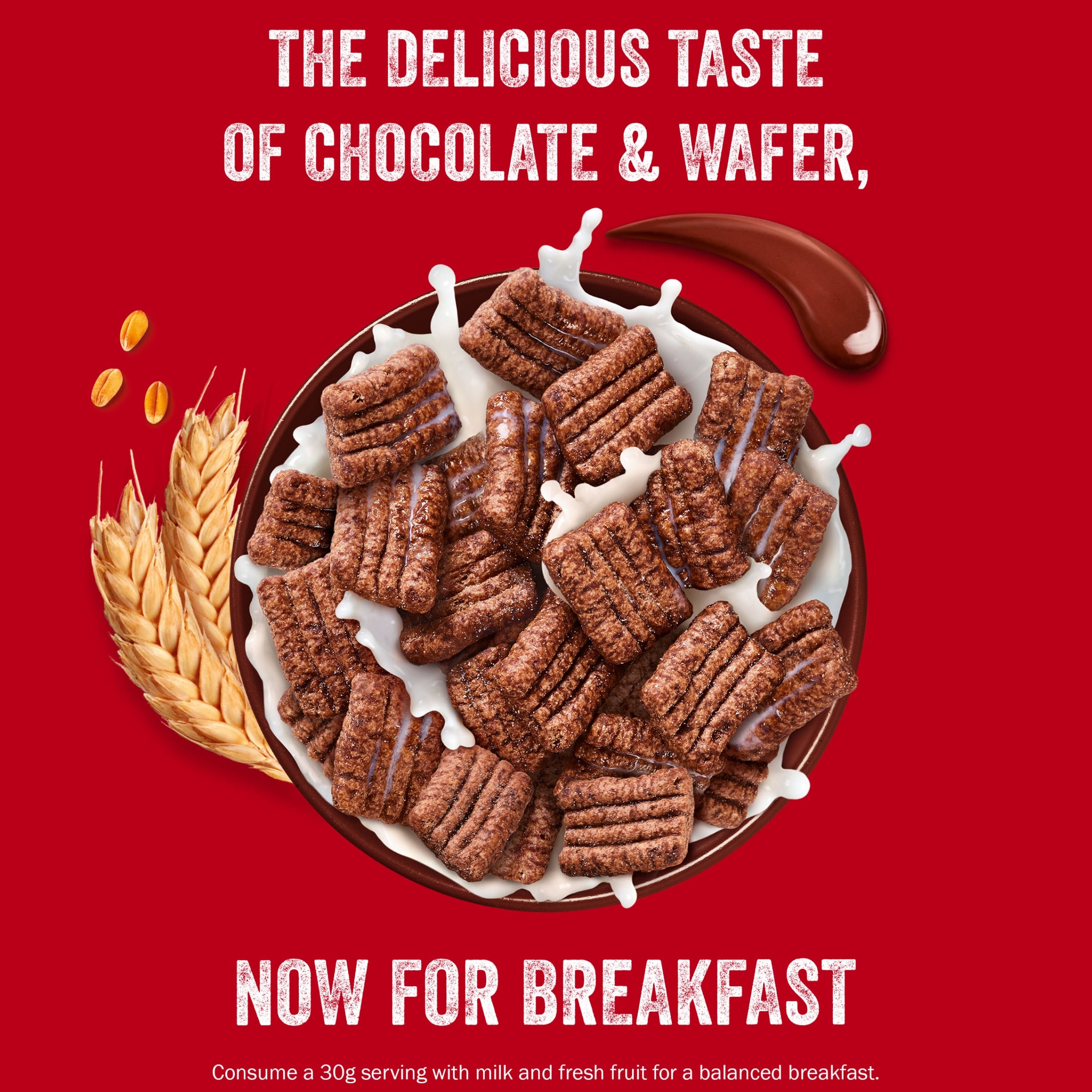 Nestlé KitKat Milk Chocolate Breakfast Cereal 330g thumbnail 2