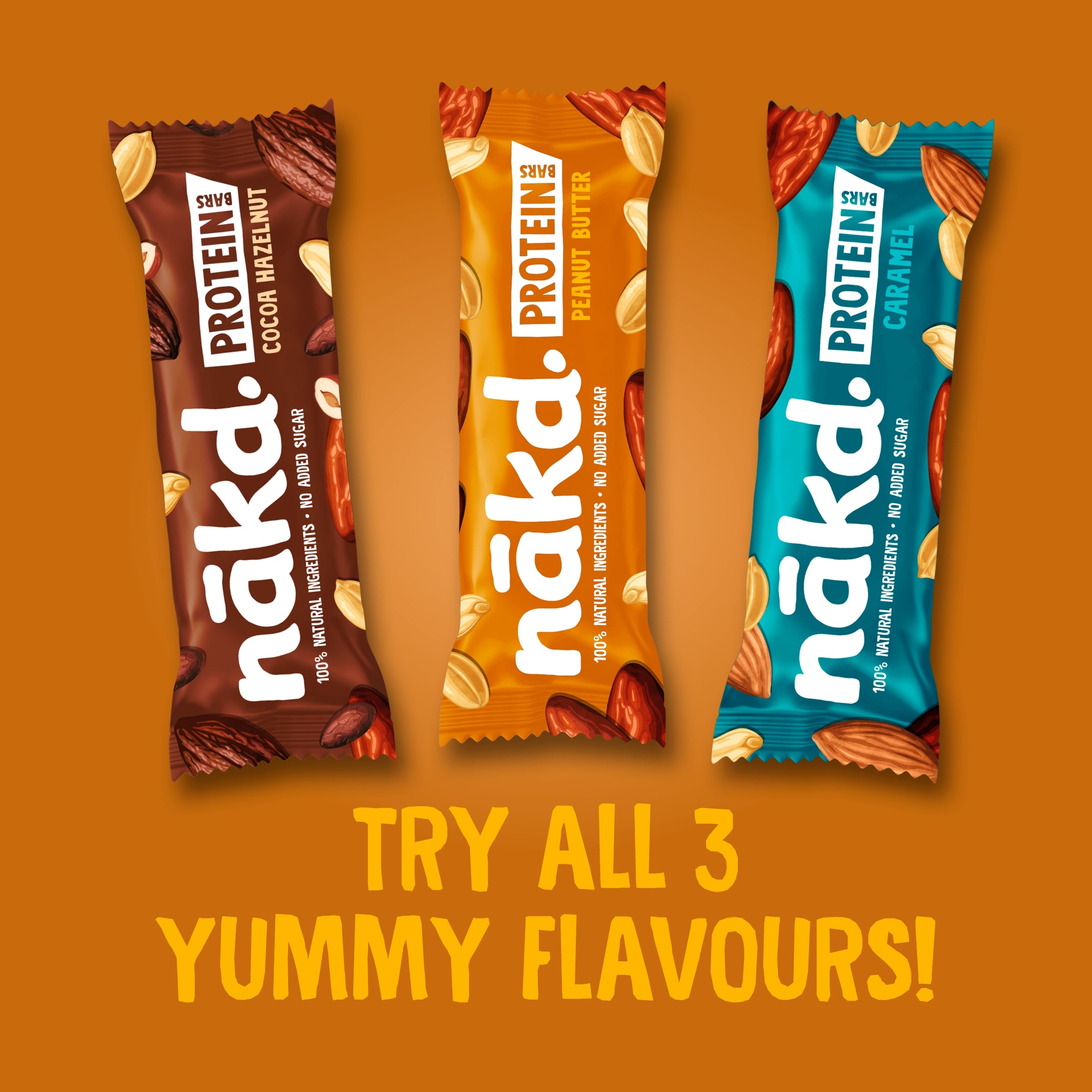 Nakd Peanut Butter Protein Bars Multipack 3 x 45g thumbnail 4