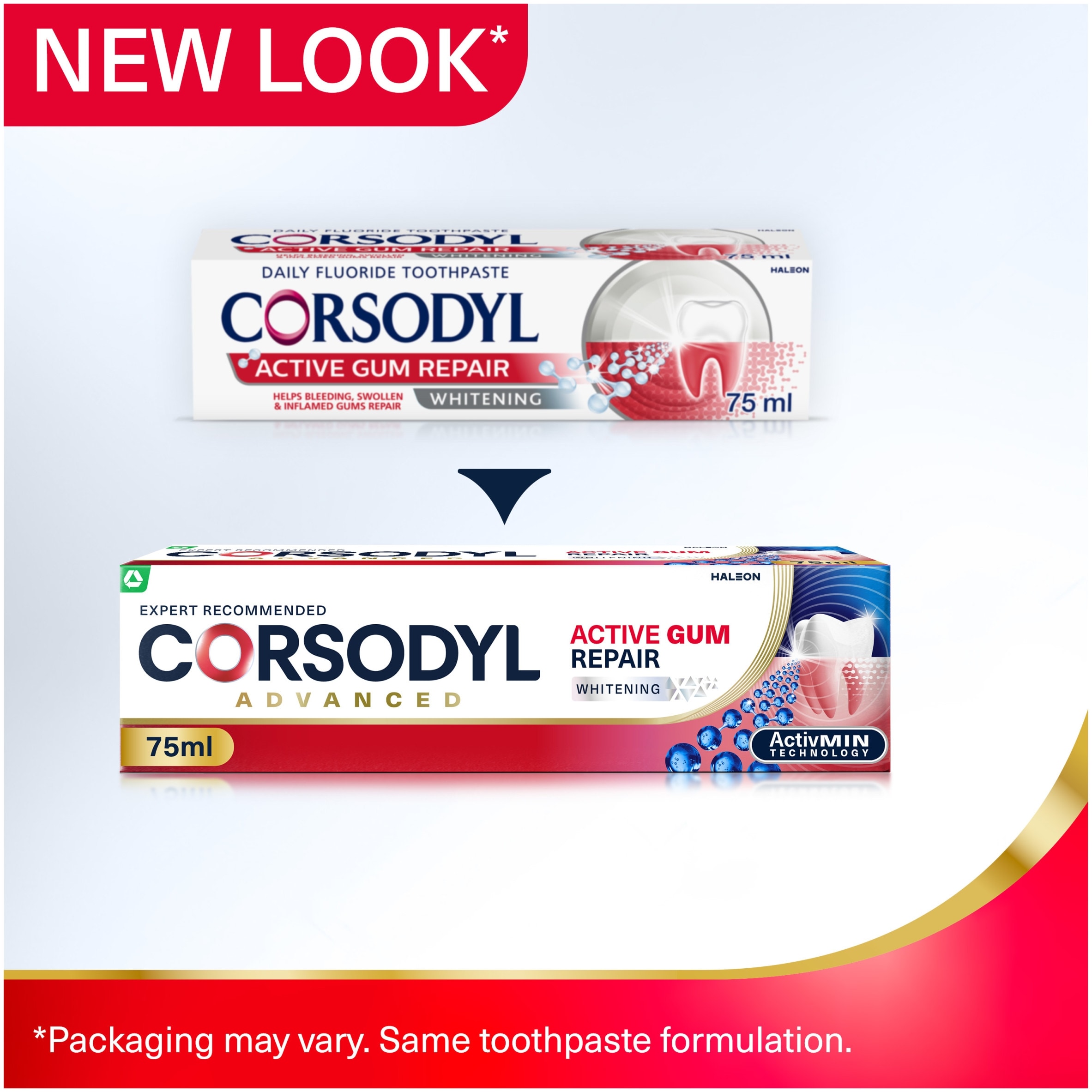 Corsodyl Active Gum Repair Whitening Toothpaste 75Ml thumbnail 2