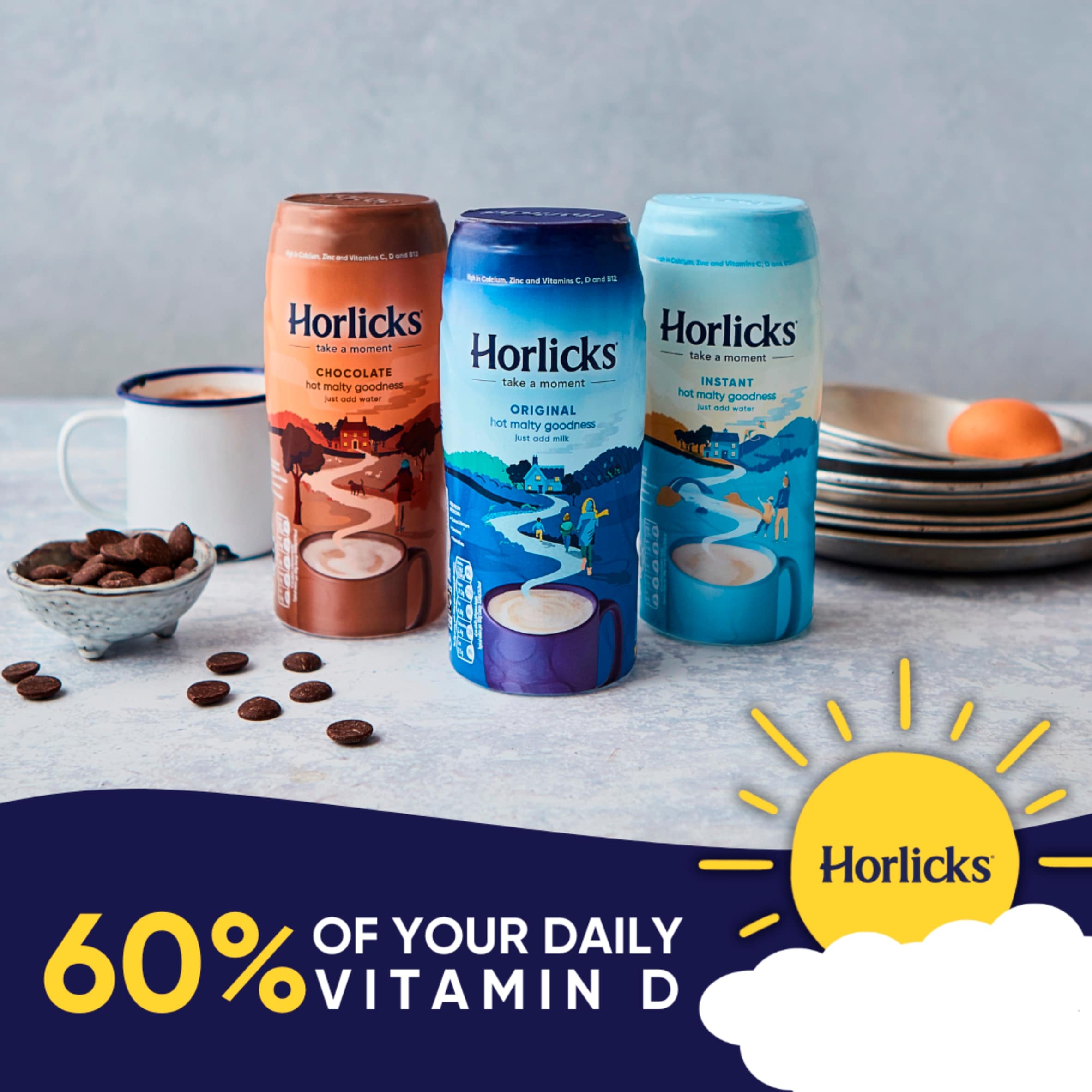 Horlicks Instant Malted Food Drink 400g thumbnail 3