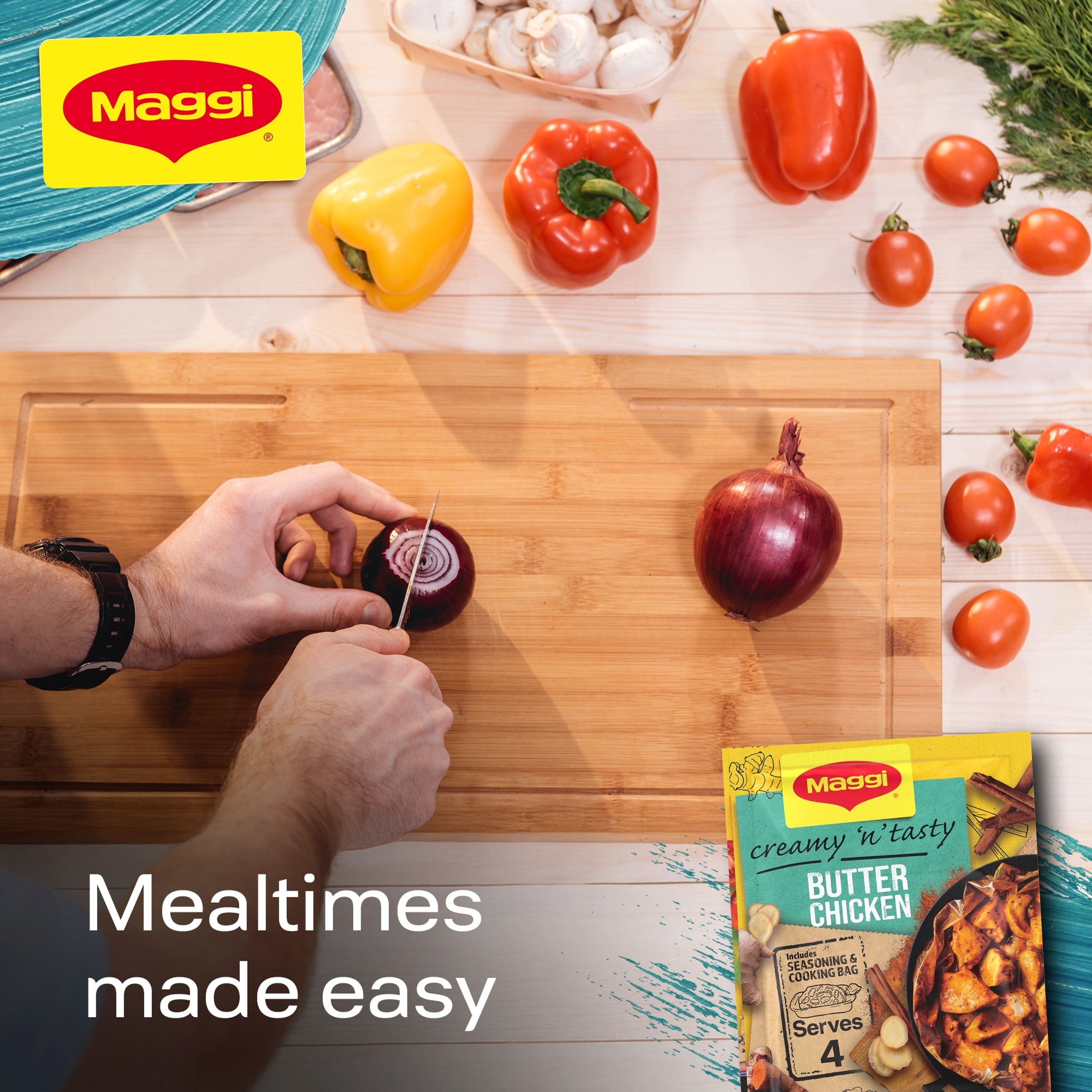 Maggi So Juicy Creamy Butter Chicken Recipe Mix 41g thumbnail 3