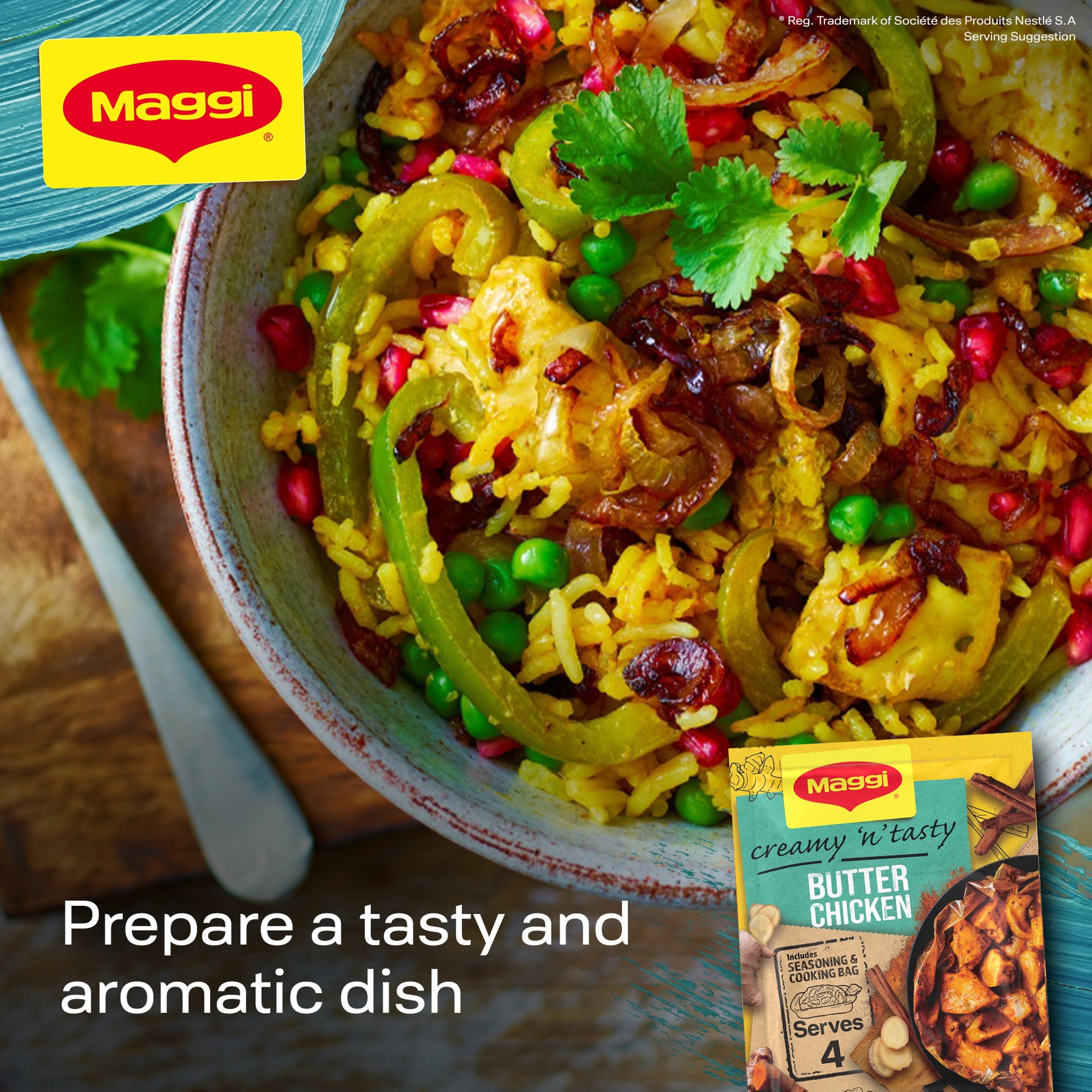 Maggi So Juicy Creamy Butter Chicken Recipe Mix 41g thumbnail 5