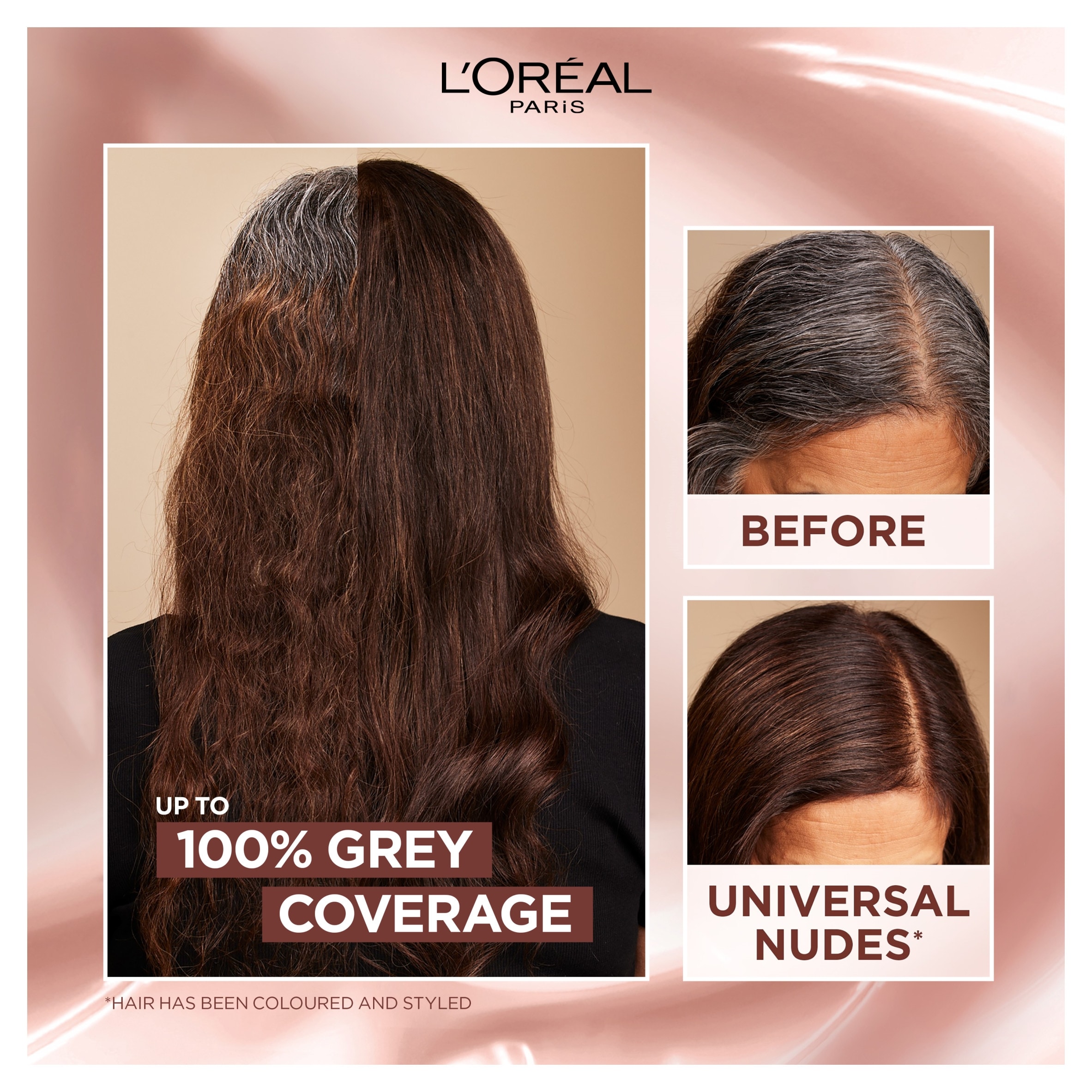 L'Oreal Paris Excellence Nudes Universal 2U Darkest Brown Permanent Hair Dye thumbnail 3