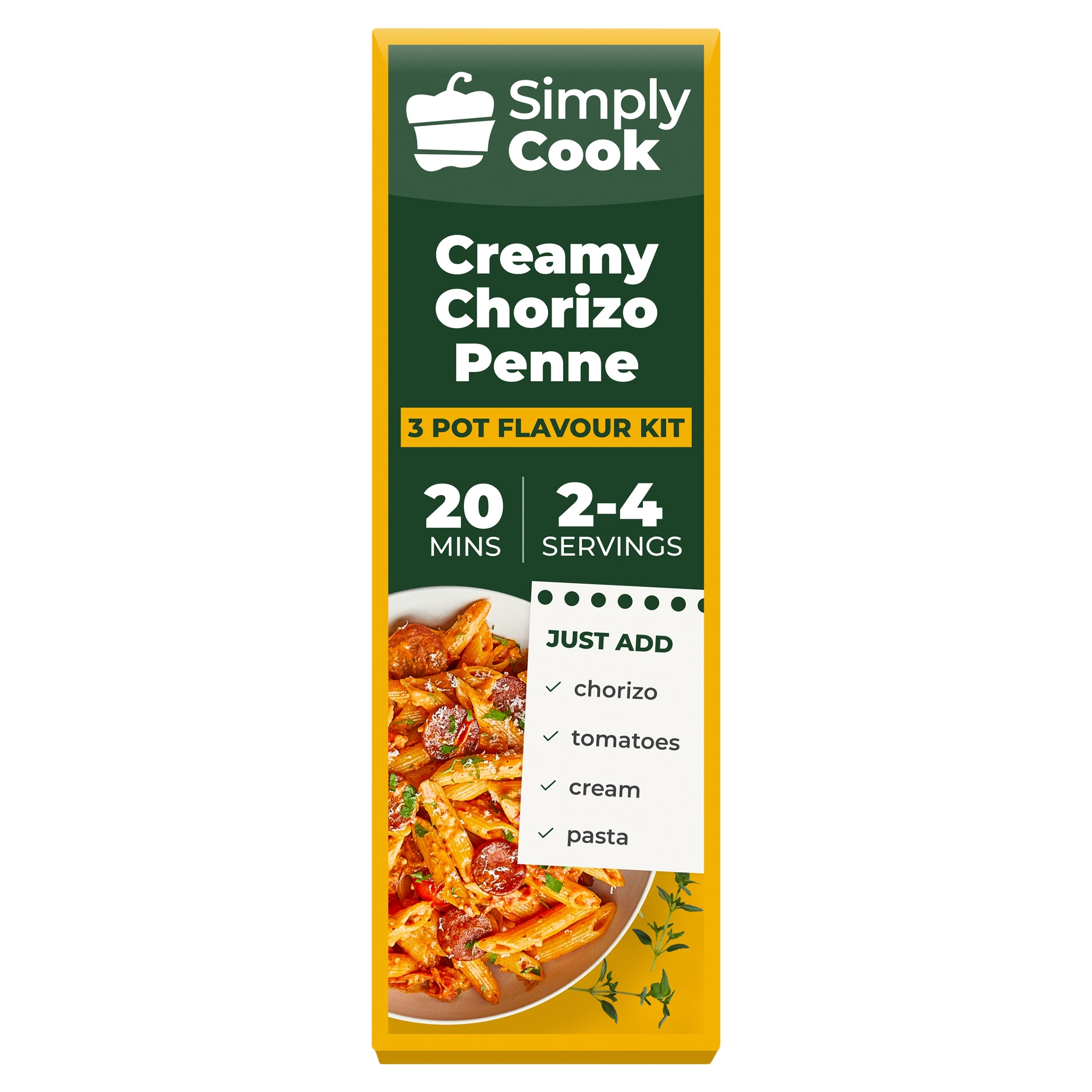 Simply Cook Creamy Chorizo Penne