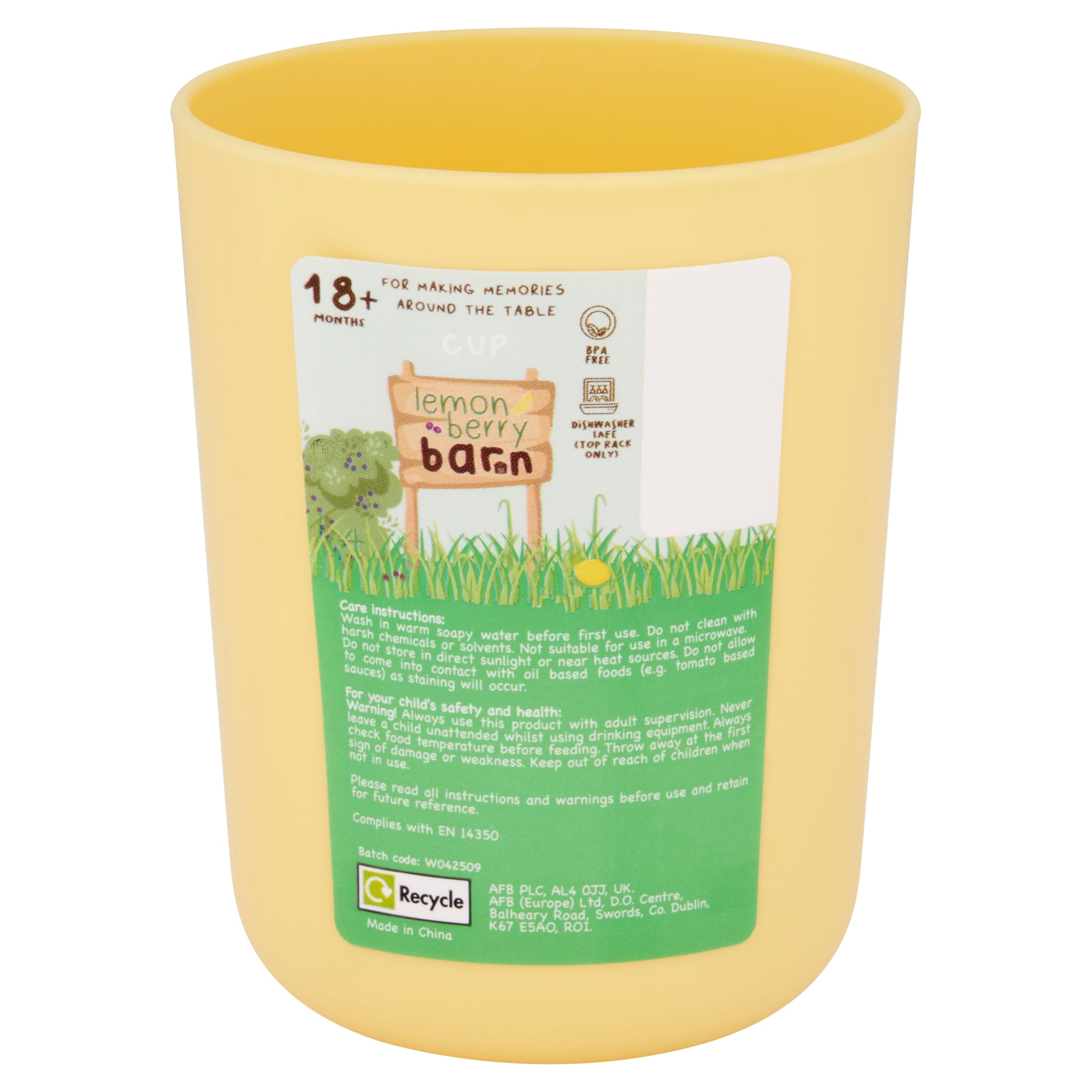Lemon Berry Barn Cup