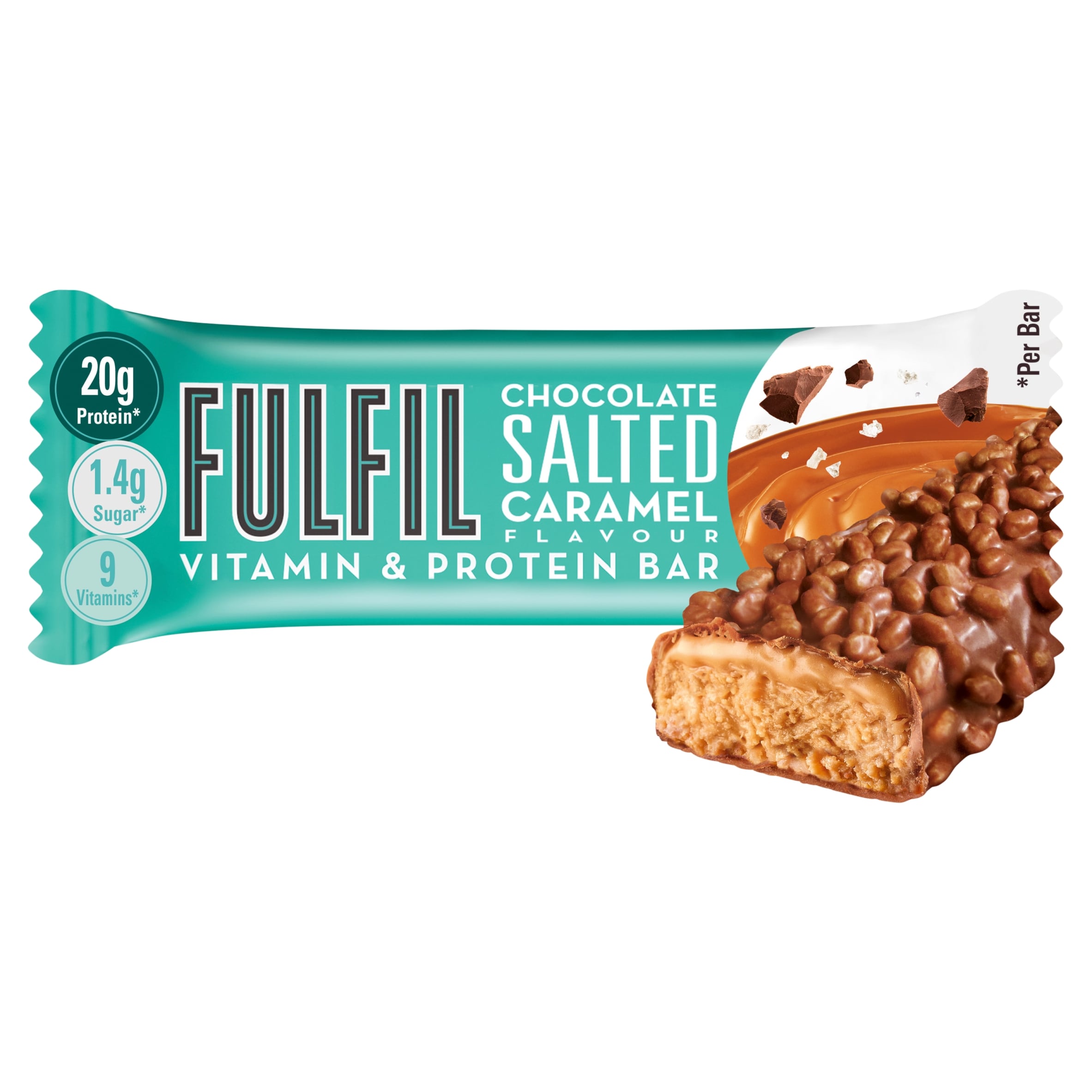 Fulfil Vitamin & Protein Bar - Chocolate Salted Caramel 55g