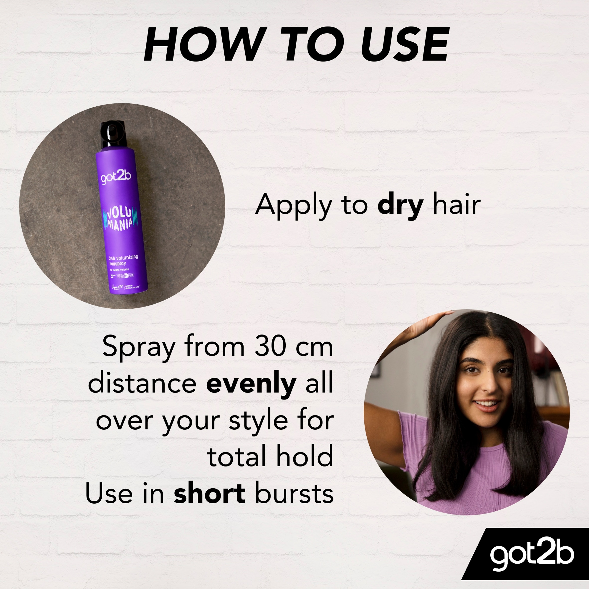 GOT2B Volume Hairspray Volumania 300ml thumbnail 3