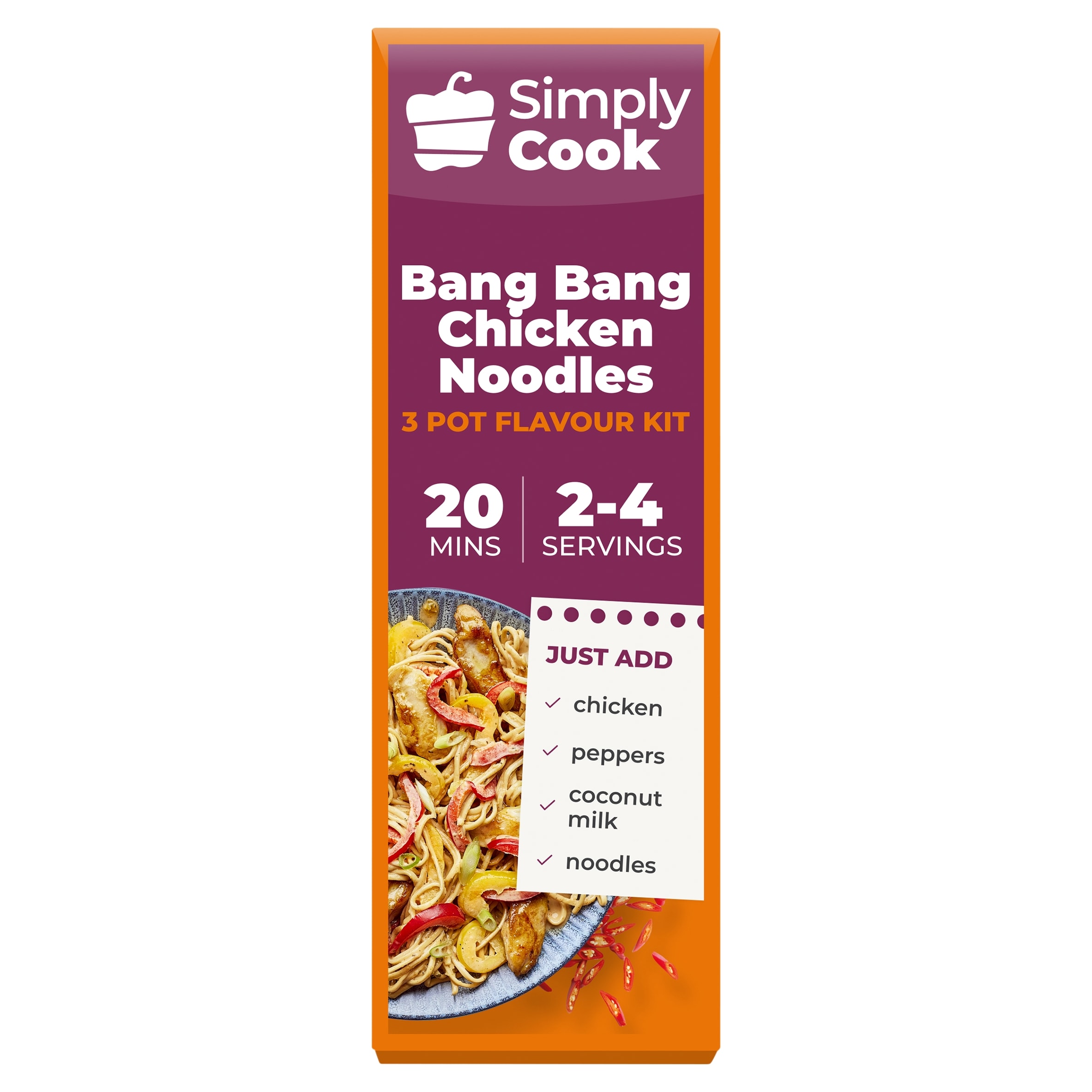 Simply Cook Bang Bang Chicken Noodles