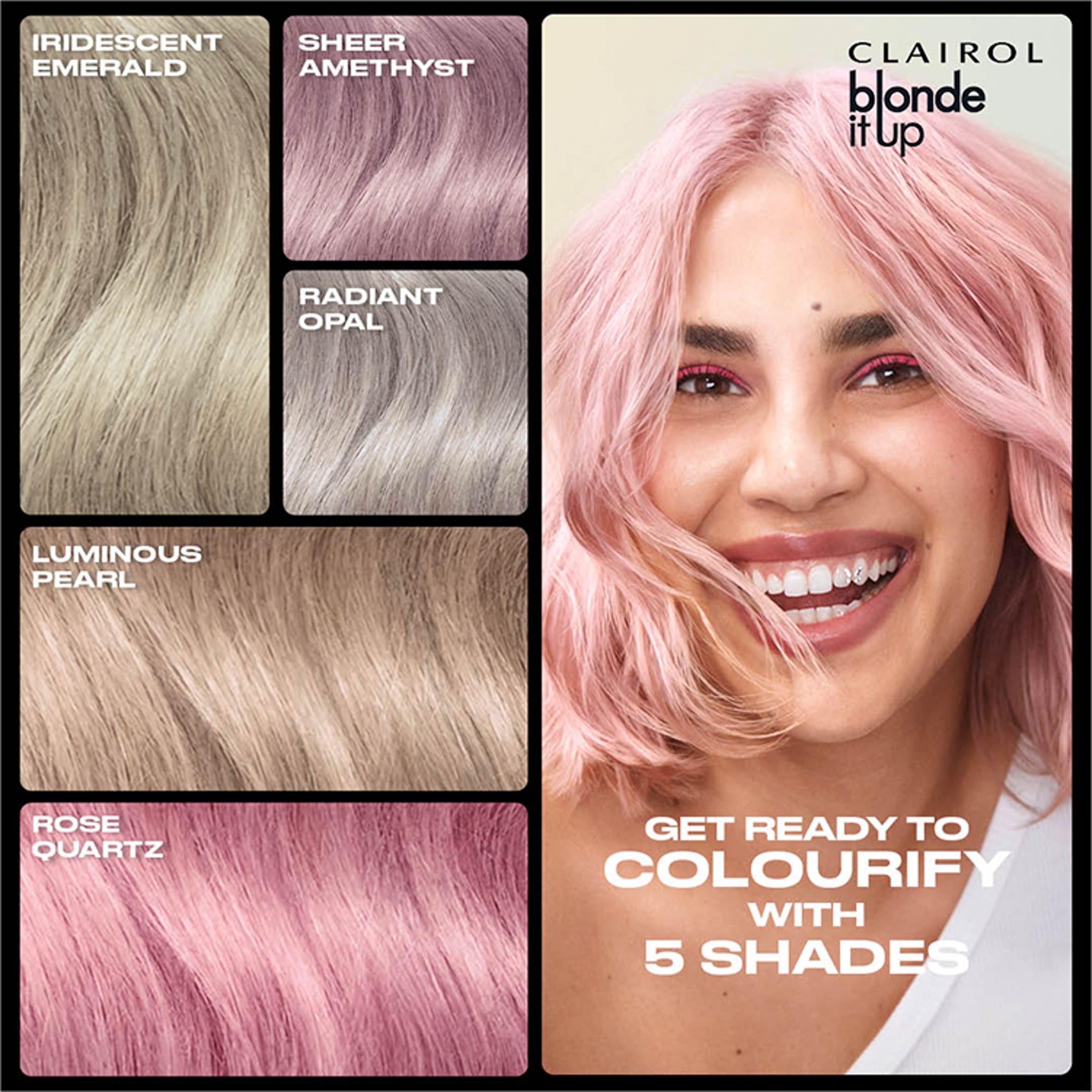CLAIROL BLONDE IT UP CRYSTAL GLOW TONER KIT - LUMINOUS PEARL thumbnail 4