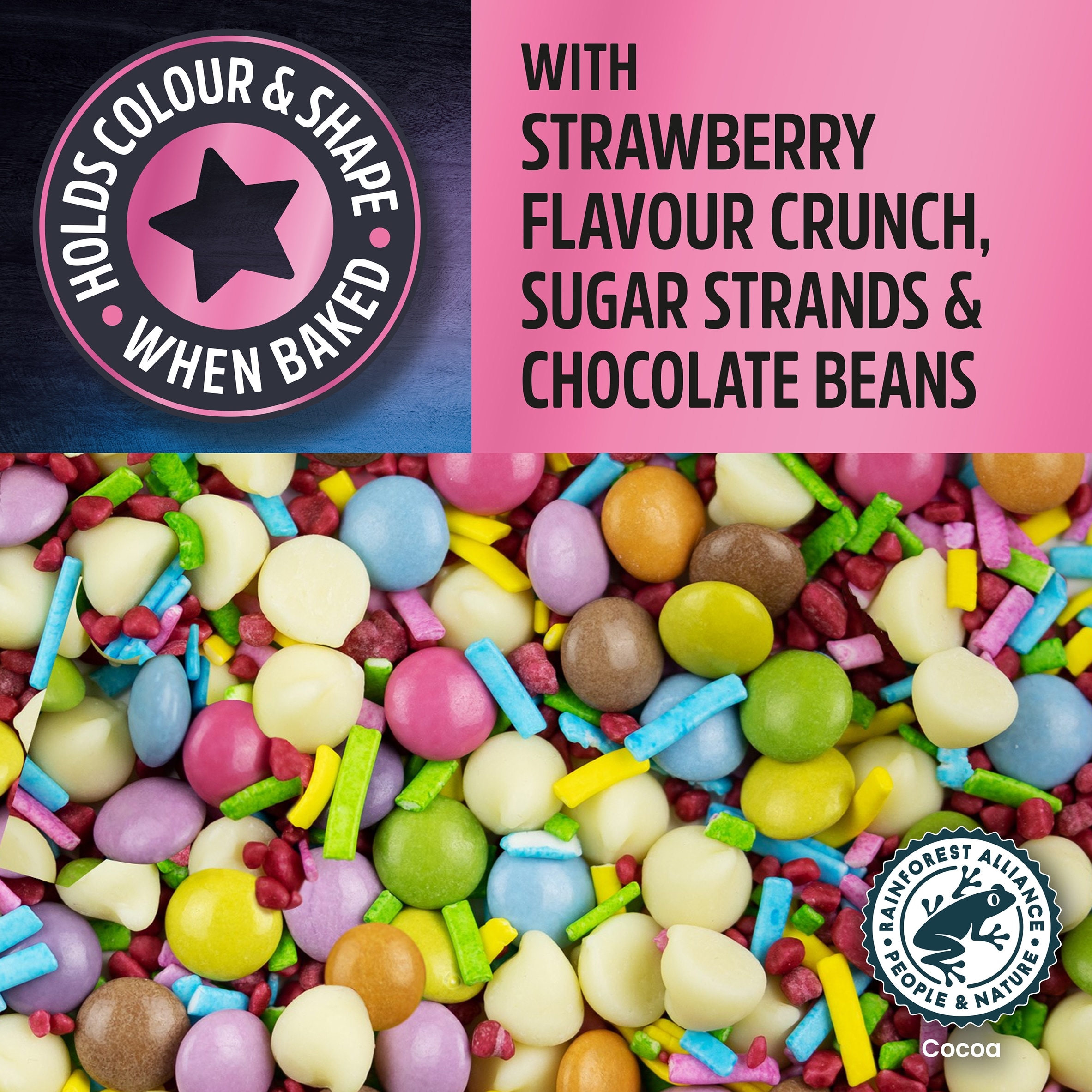 Dr. Oetker Rainbow Chocolate Chips Mix 90G thumbnail 3