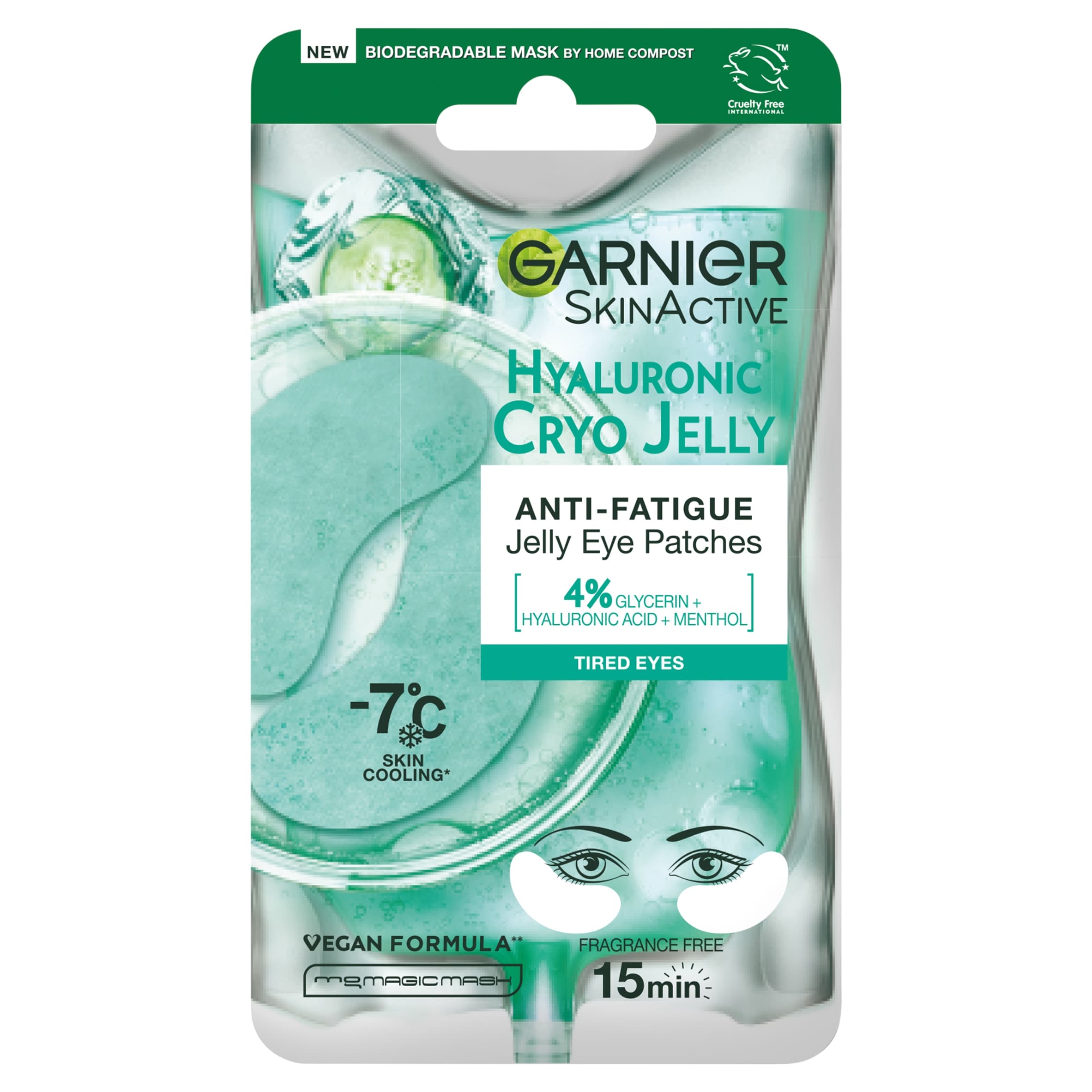Garnier Skinactive Hyaluronic Cryo Jelly Eye Patches 5g