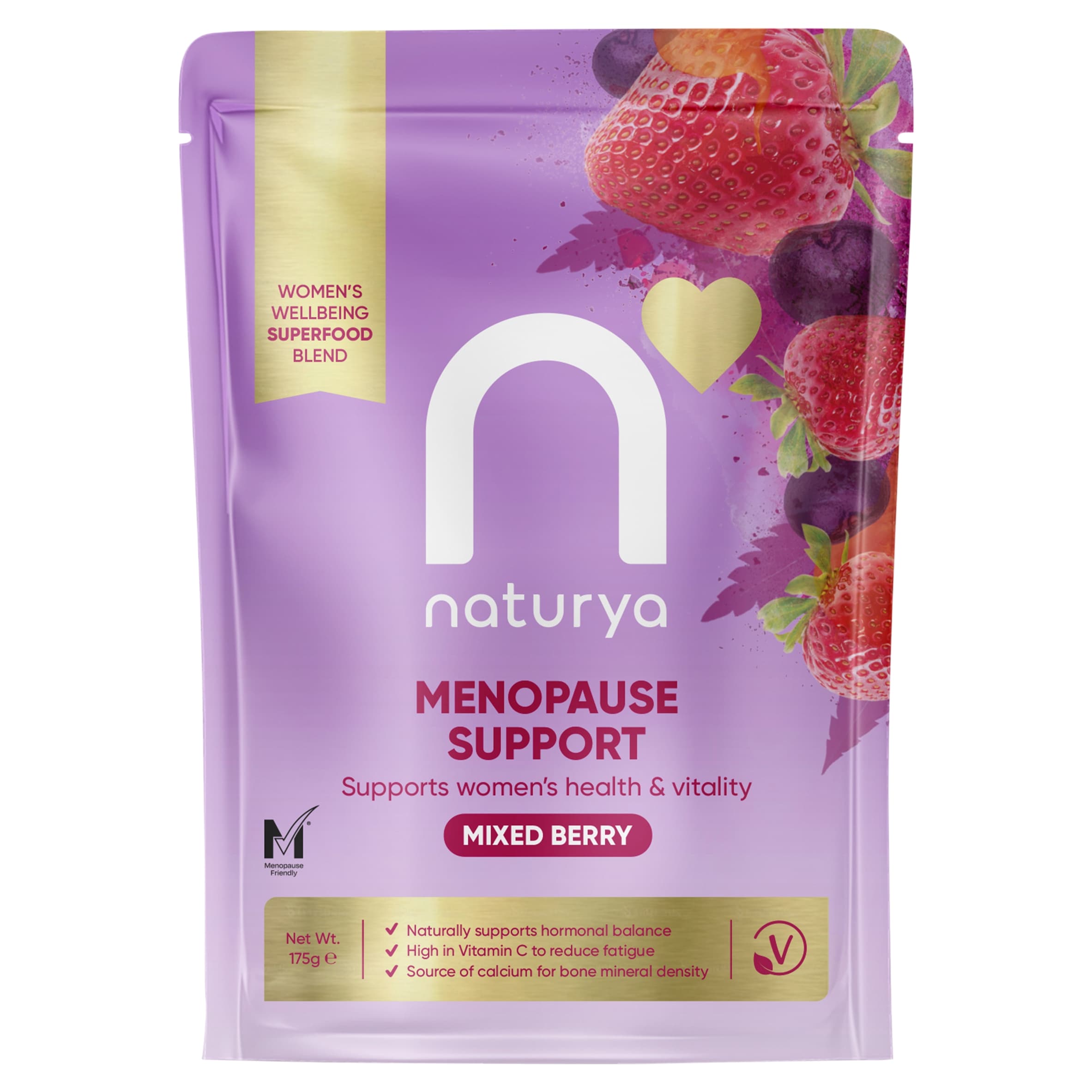 Naturya Menopause Support Mixed Berry Flavour 175g