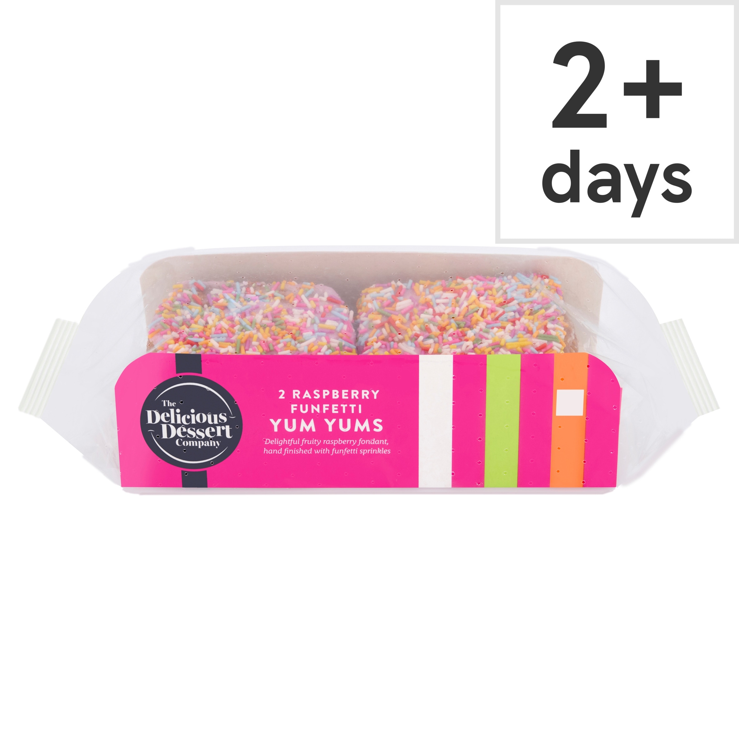The Delicious Dessert Company Raspberry Funfetti Yum Yums 2 Pack