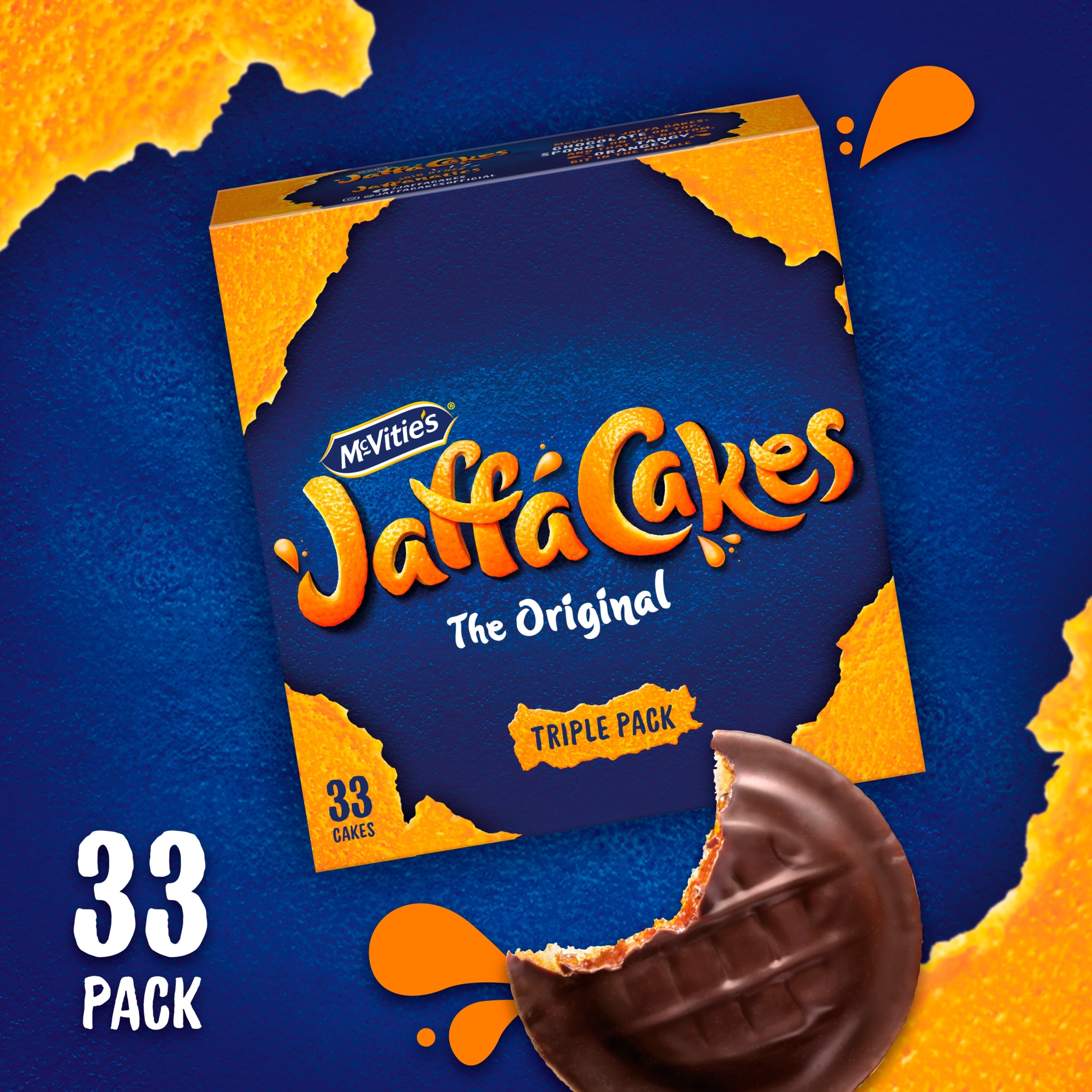 McVitie's Jaffa Cakes Original Biscuits Triple Pack 363g thumbnail 2