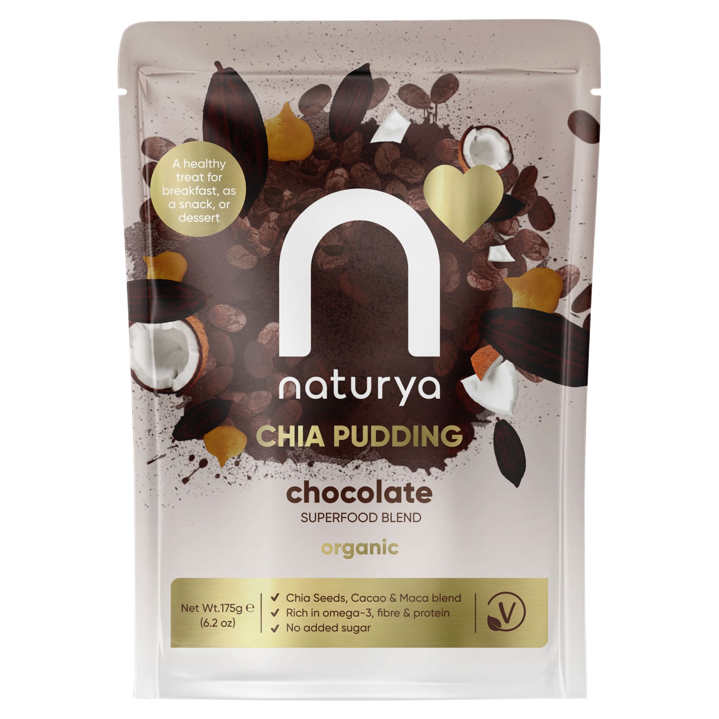 Naturya Organic Chocolate Chia+ Pudding