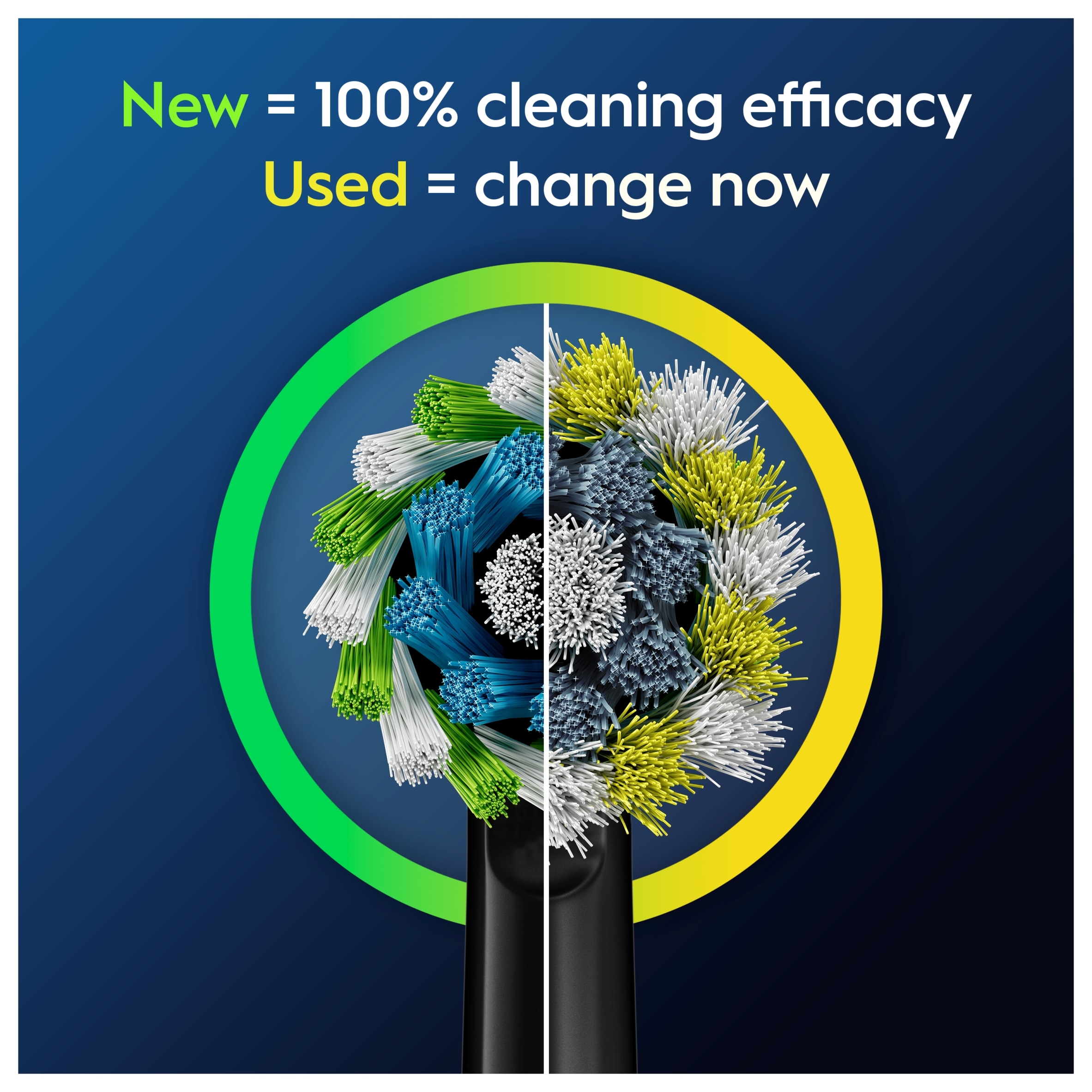 Oral-B Pro Cross Black Electric Toothbrush Replacement Heads 5 Pack thumbnail 5