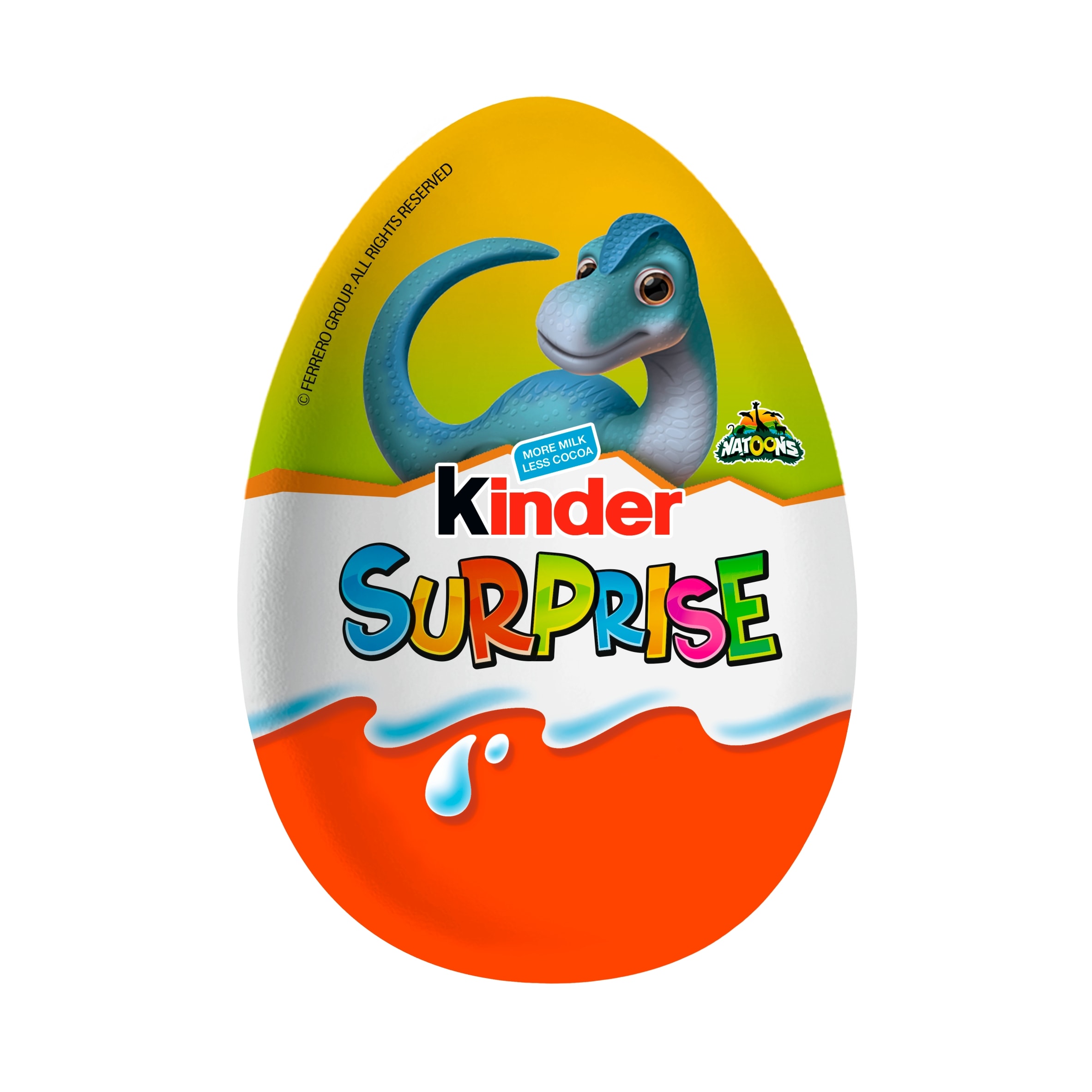 Kinder Surprise Natoons Chocolate Egg 20g thumbnail 3
